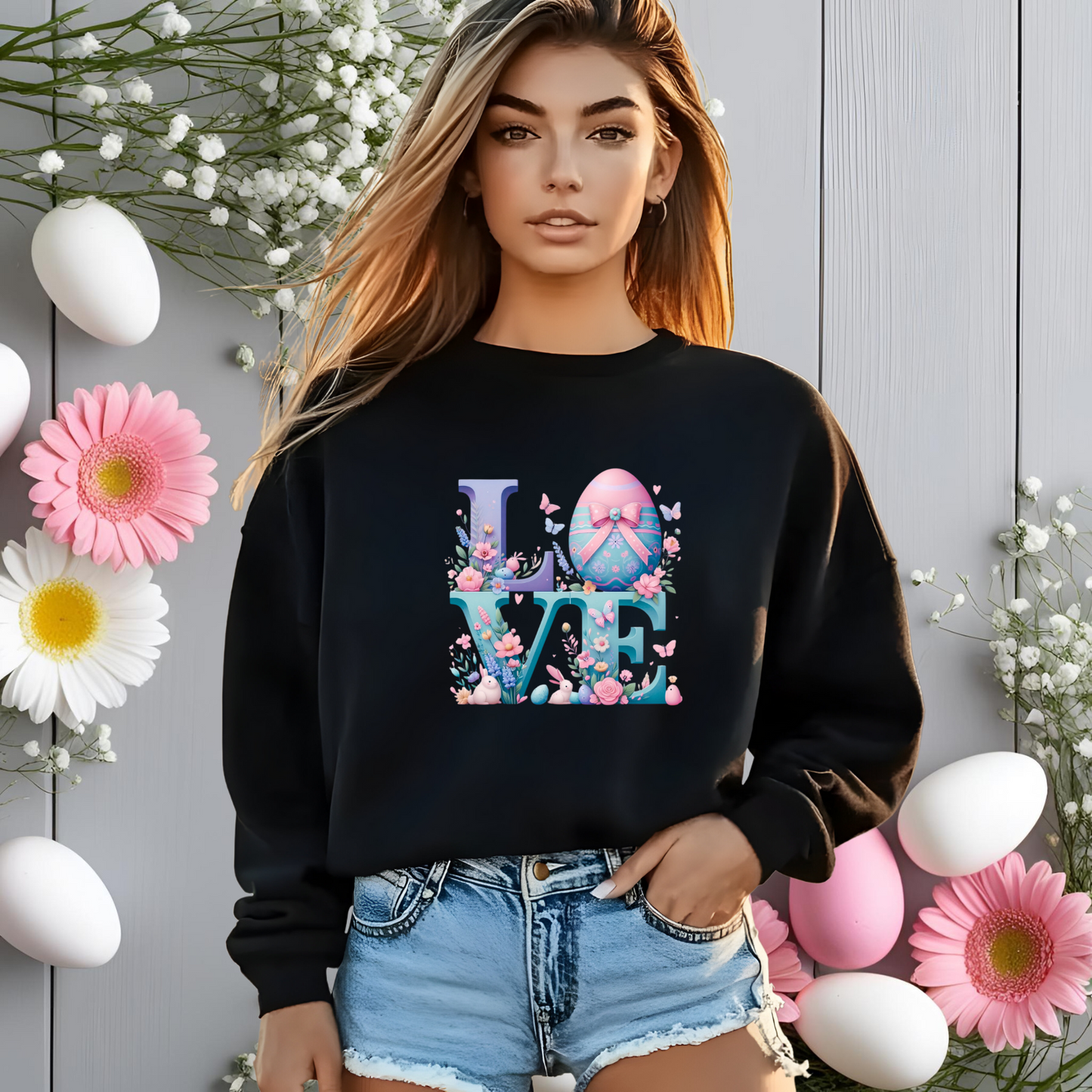 Easter Love Crewneck Sweatshirt
