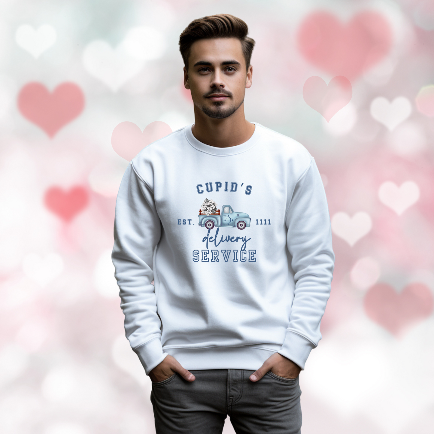 Cupid’s Delivery Service Crewneck Sweatshirt