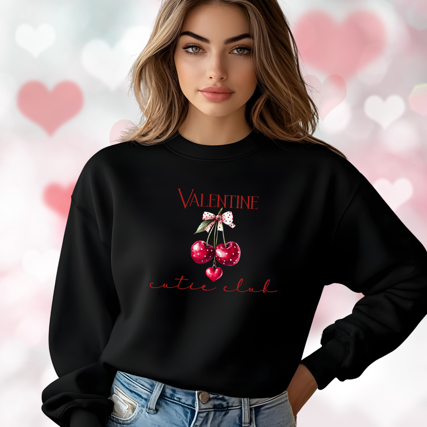 Valentine Cutie Club Crewneck Sweatshirt