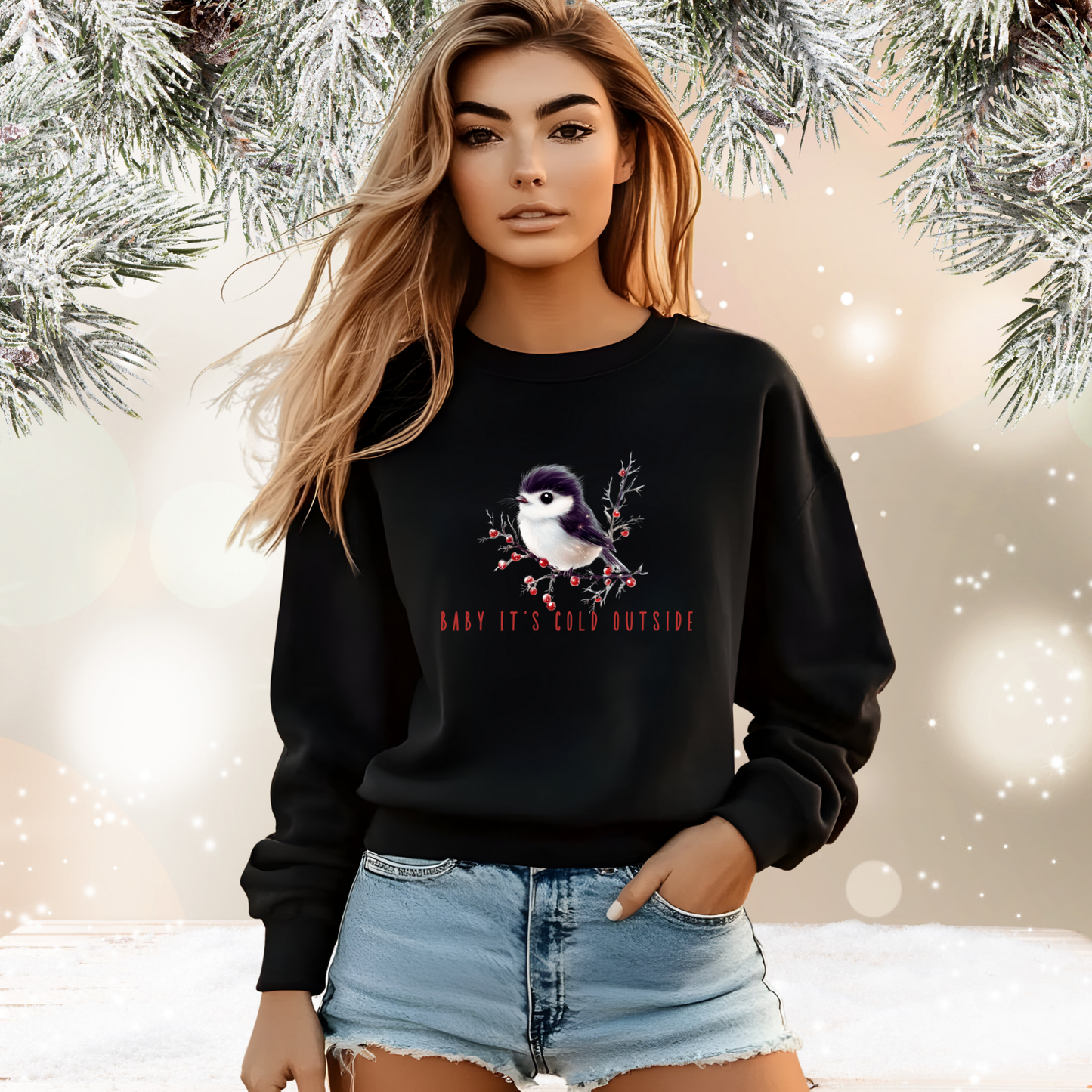 Baby It’s Cold Outside Crewneck Sweatshirt
