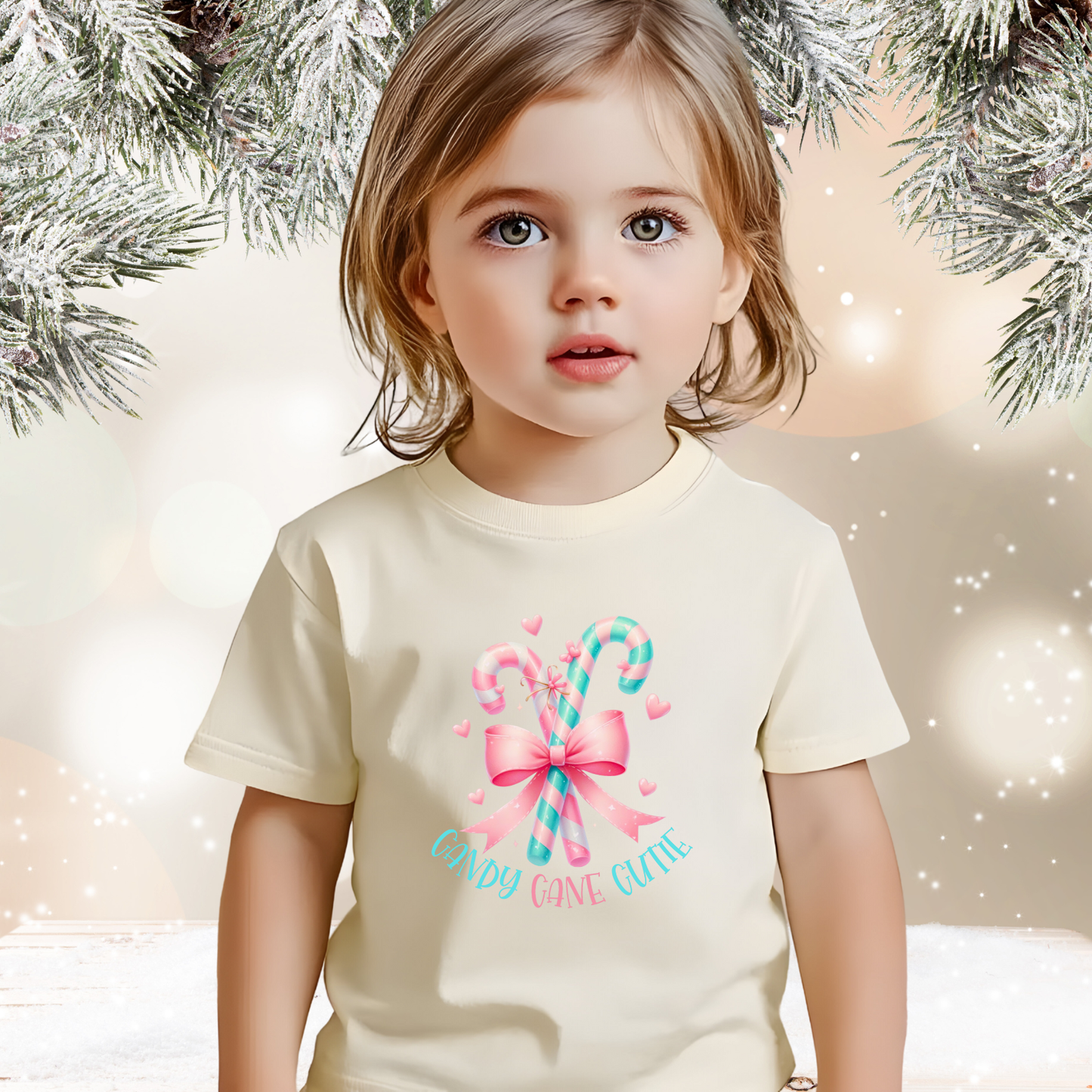 Candy Cane Cutie Kid’s T-Shirt