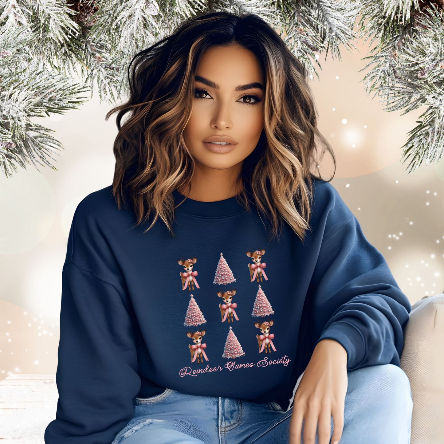 Reindeer Games Society Crewneck Sweatshirt