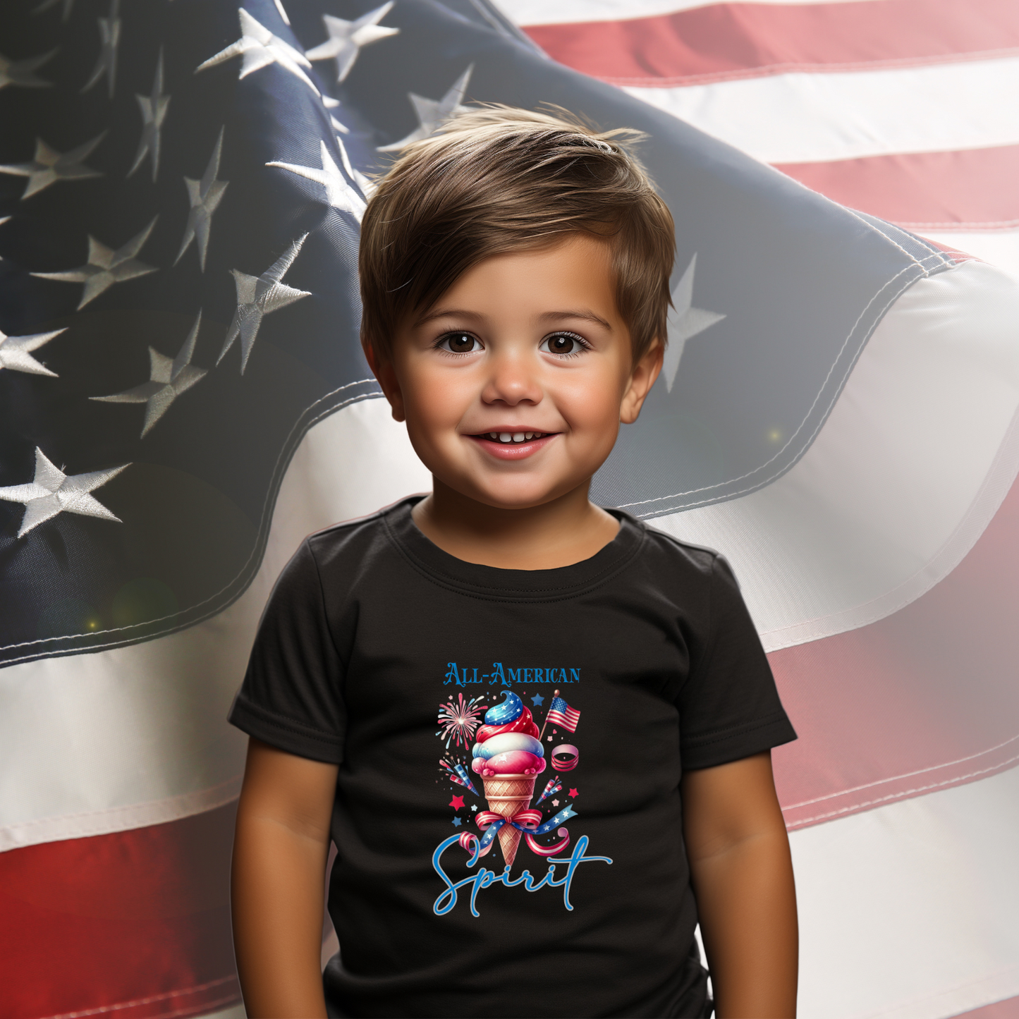 All-American Spirit Toddler T-Shirt