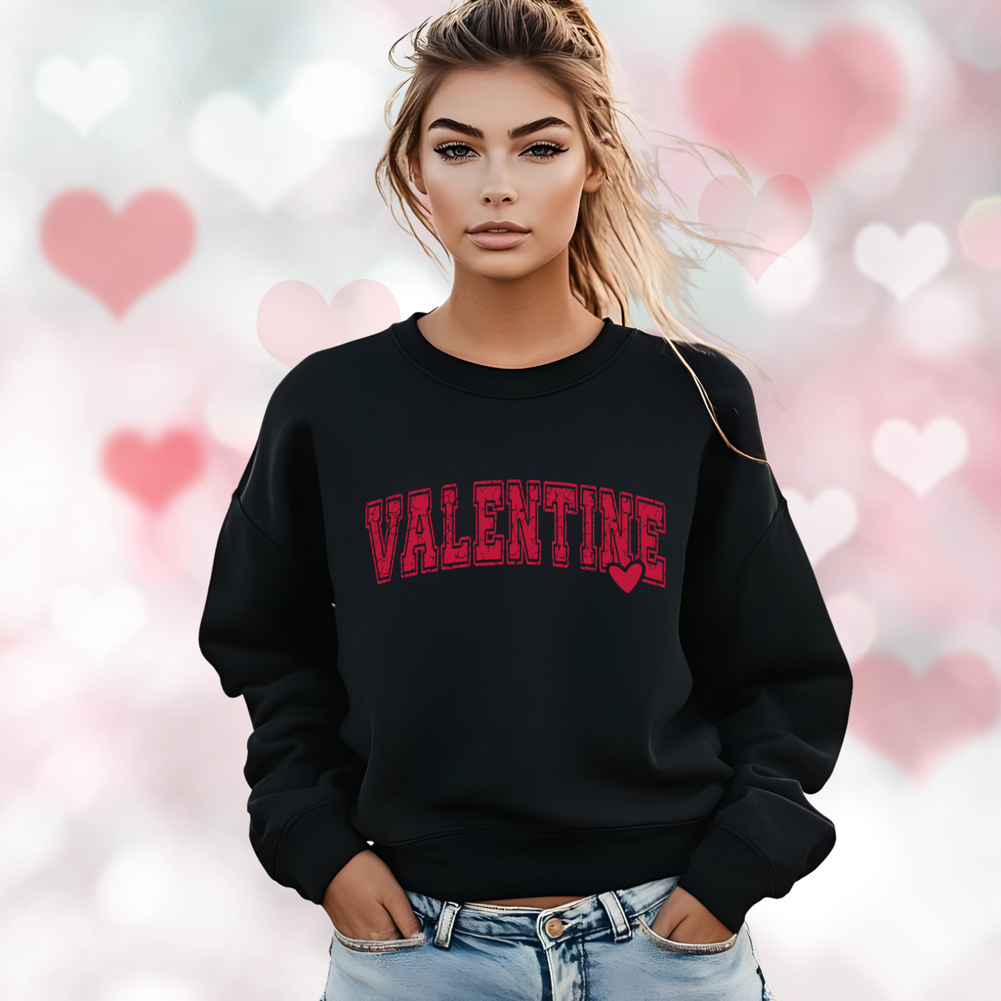 Varsity Valentine Crewneck Sweatshirt