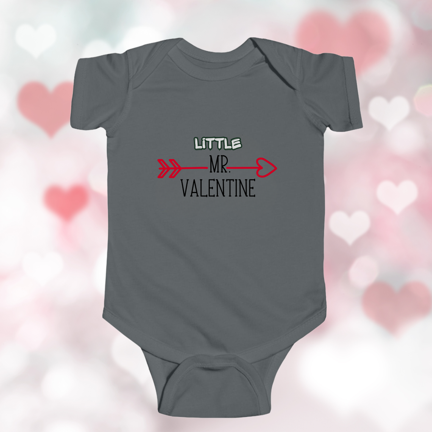 Little Mr. Valentine Infant Short Sleeve Onesie