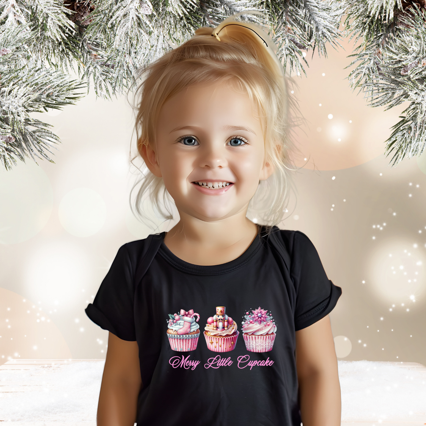 Merry Little Cupcake Toddler T-Shirt