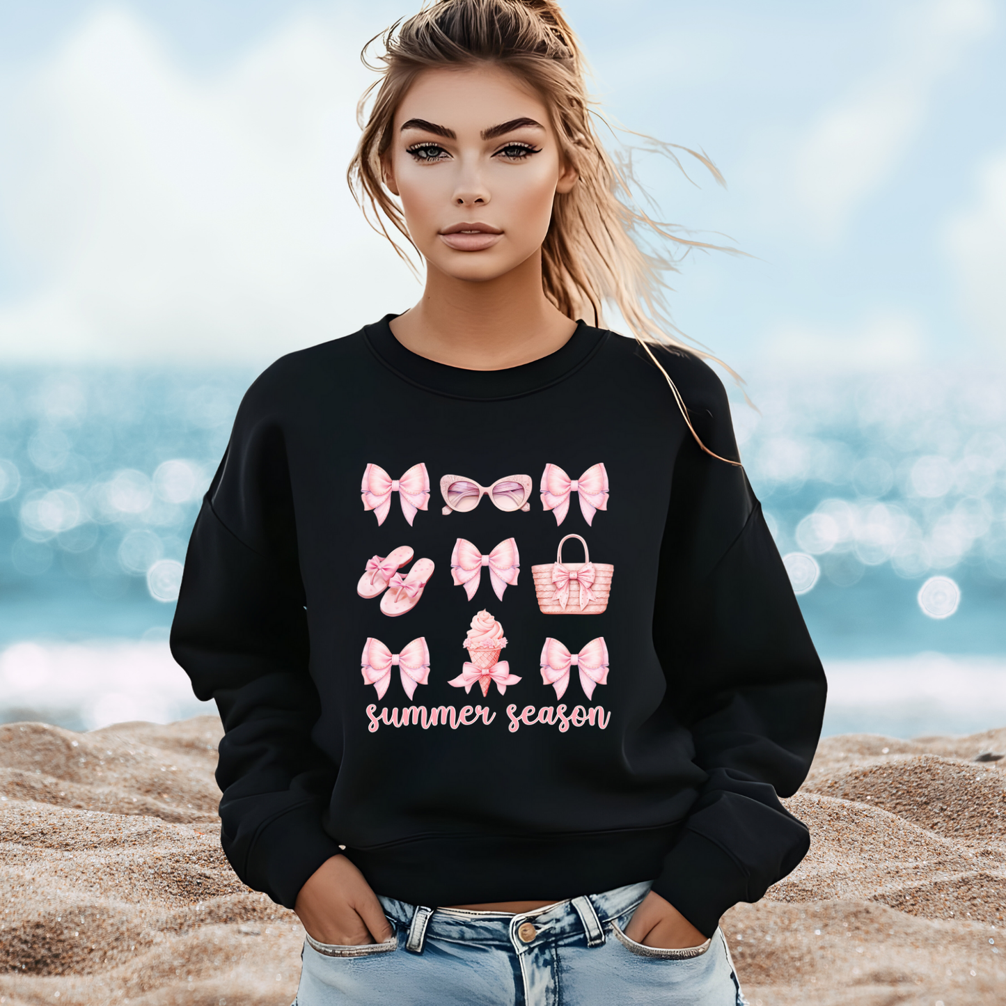 Summer Season Crewneck Sweatshirt