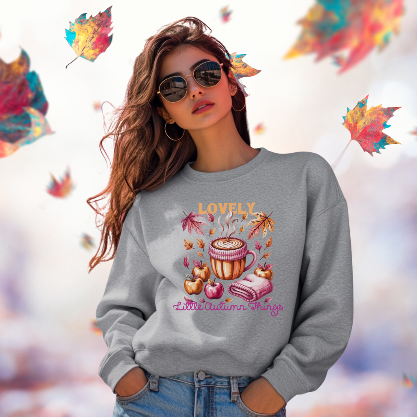 Lovely Little Autumn Things Crewneck Sweatshirt