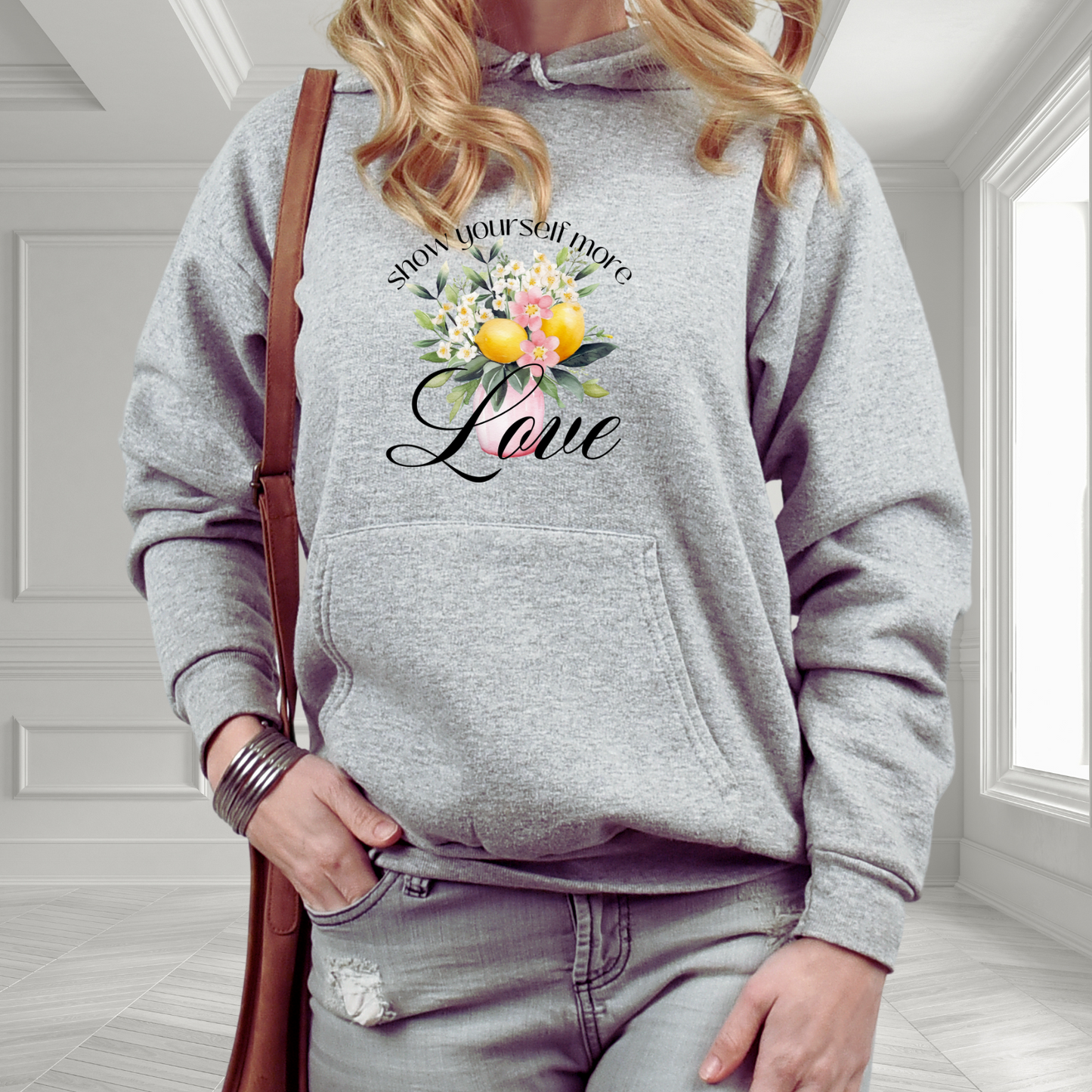 Show Yourself More Love Pullover Hoodie