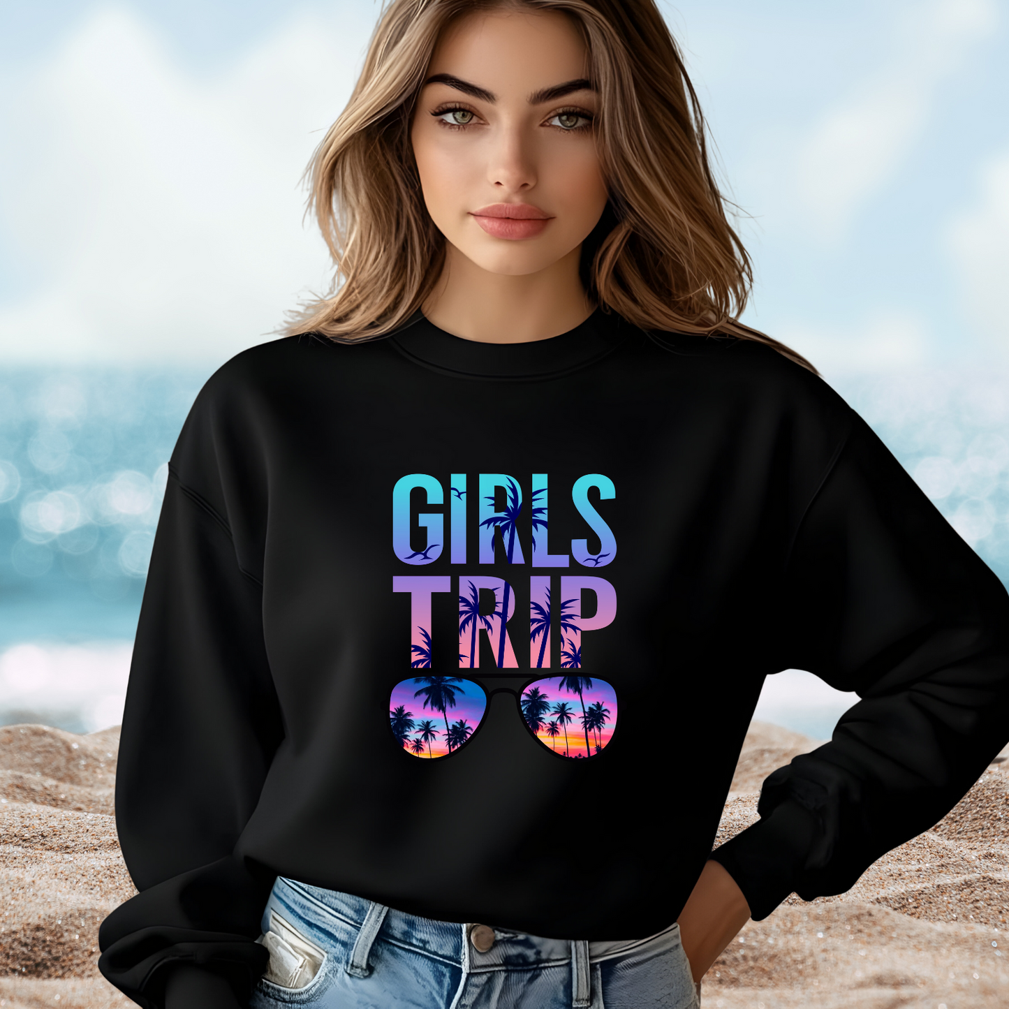 Girls Trip Crewneck Sweatshirt