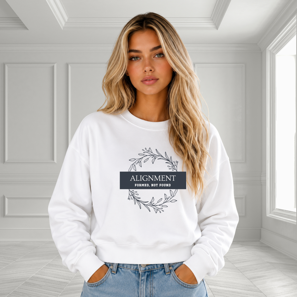 Alignment -Formed, Not Found Crewneck Sweatshirt