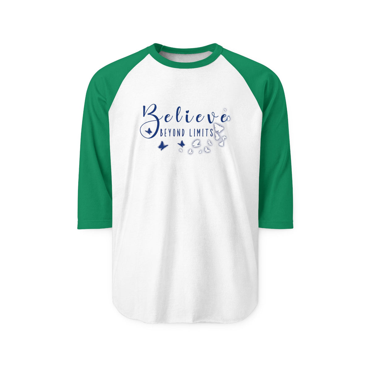 Believe Beyond Limits Baseball Tee