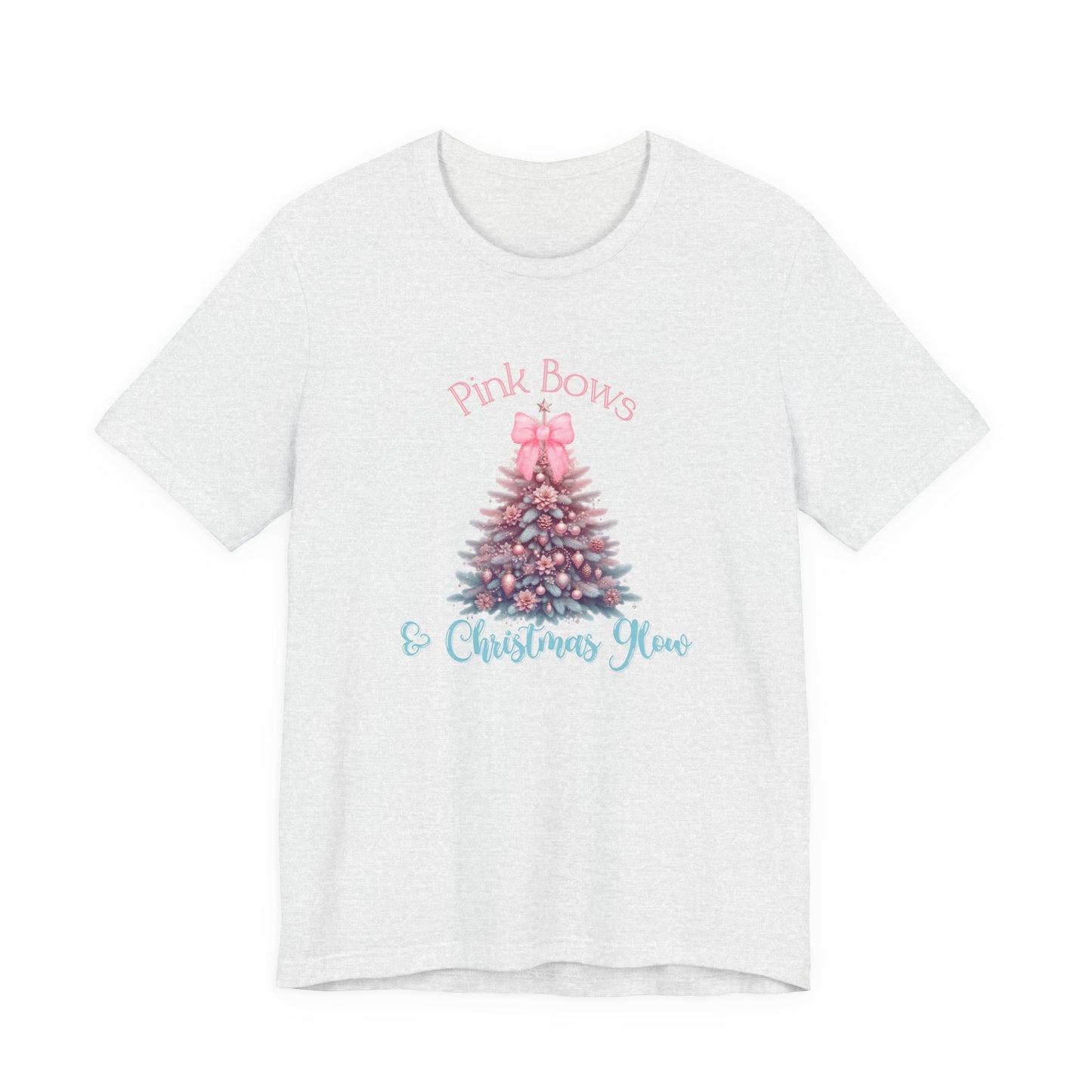 Pink Bows & Christmas Glow T-Shirt