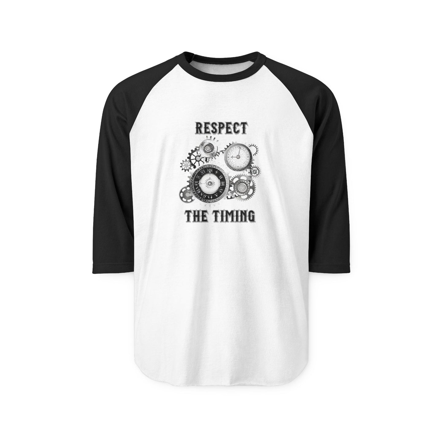 Respect The Timing Baseball Tee