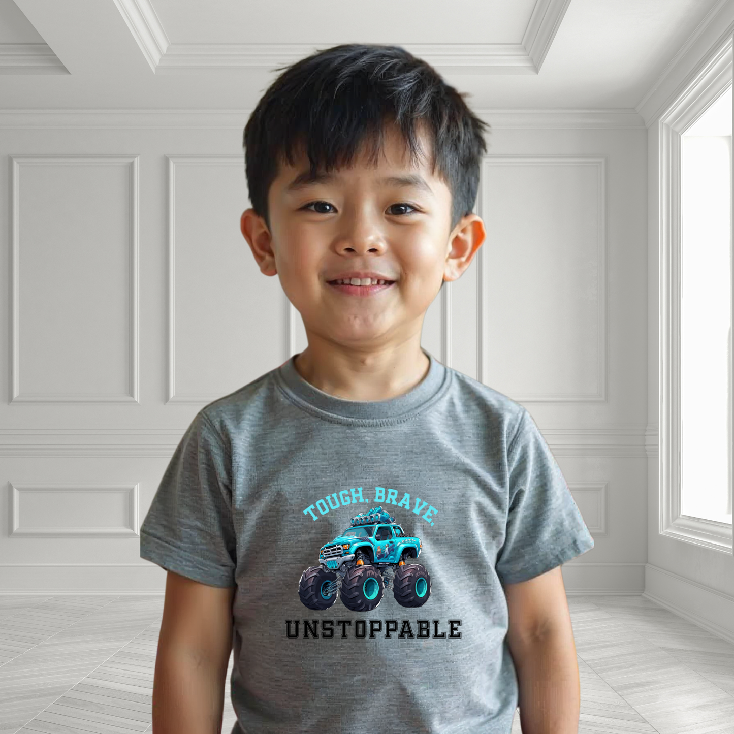 Tough, Brave, Unstoppable Toddler T-Shirt