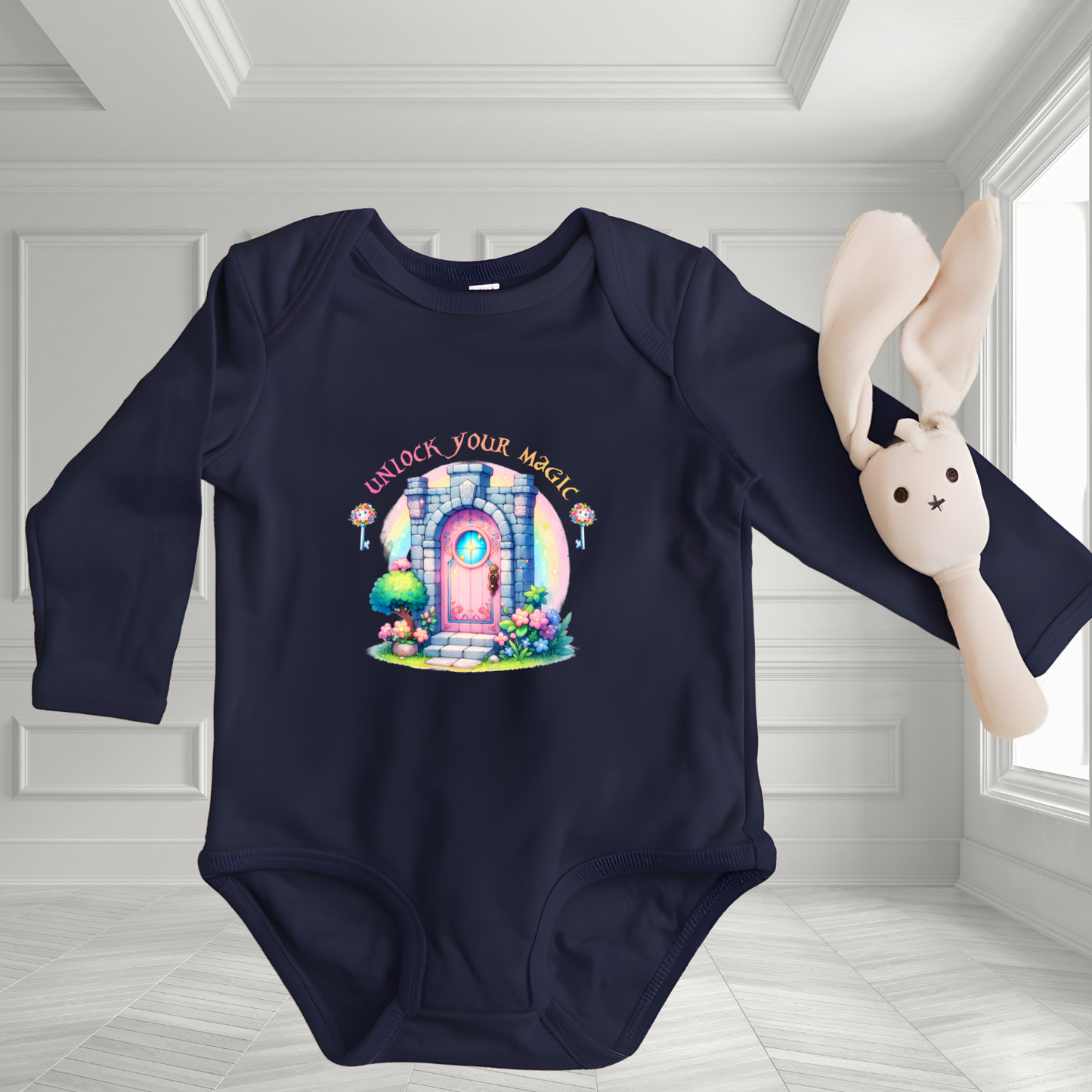 Unlock Your Magic Infant Long Sleeve Onesie
