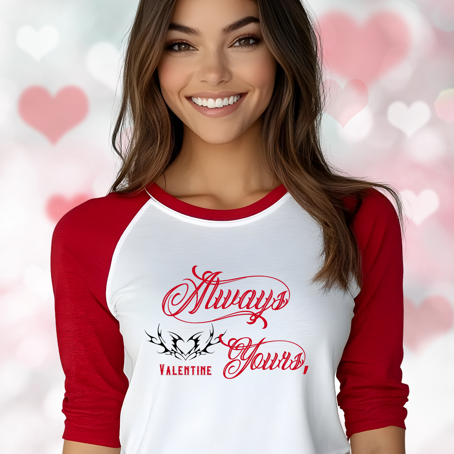 Always Yours, Valentine Baseball Tee