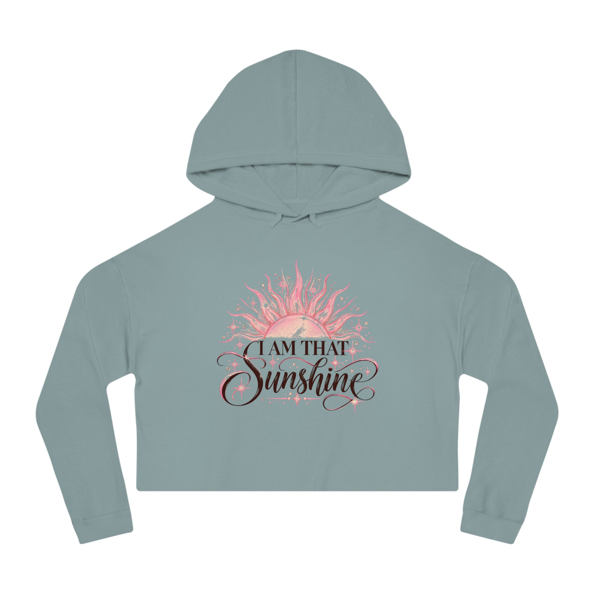 I Am That Sunshine Crop Hoodie