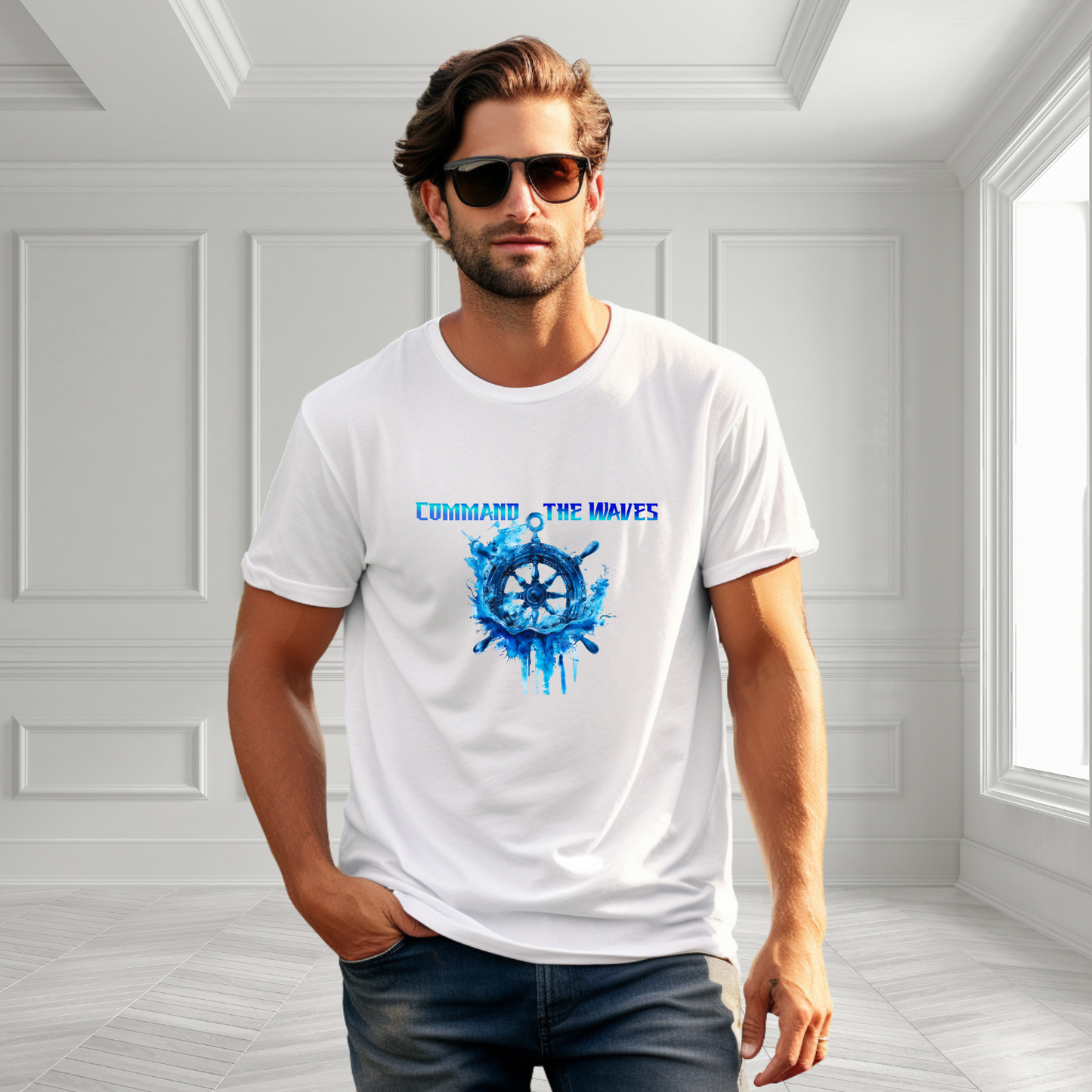 Command The Waves T-Shirt