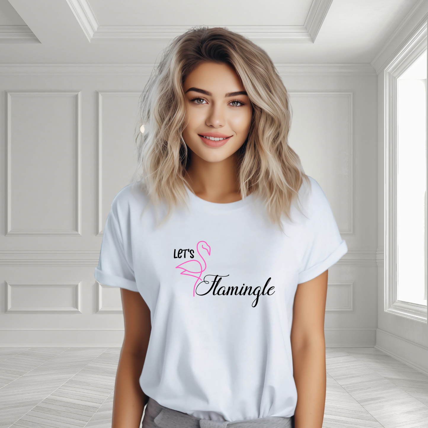 Let’s Flamingle T-Shirt