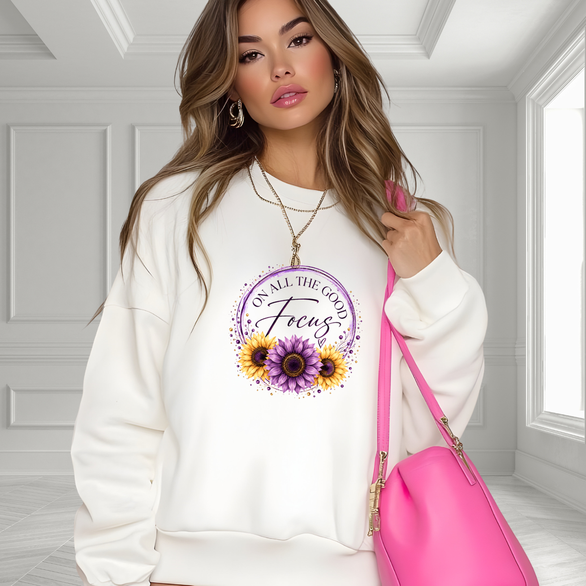 Focus on All the Good Crewneck Sweatshirt