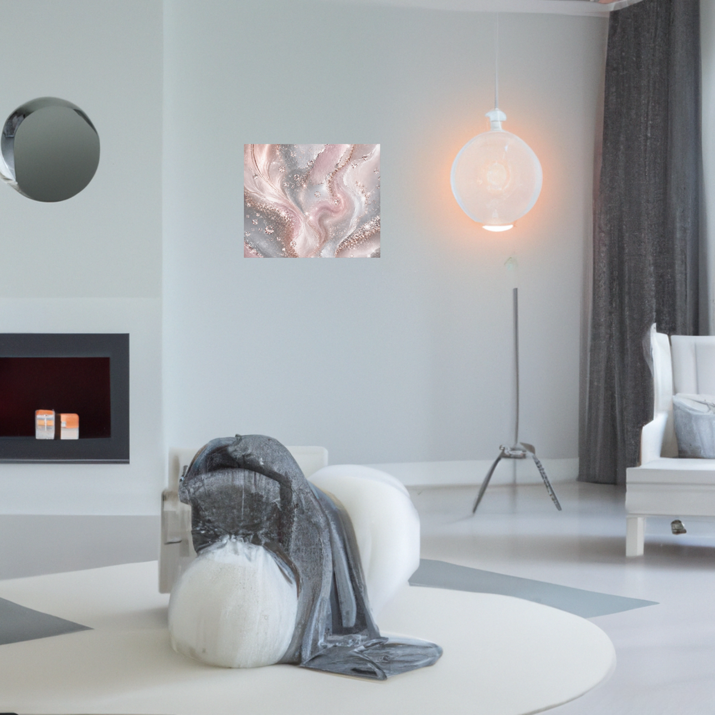 Shimmering Serenity Canvas Wall Art