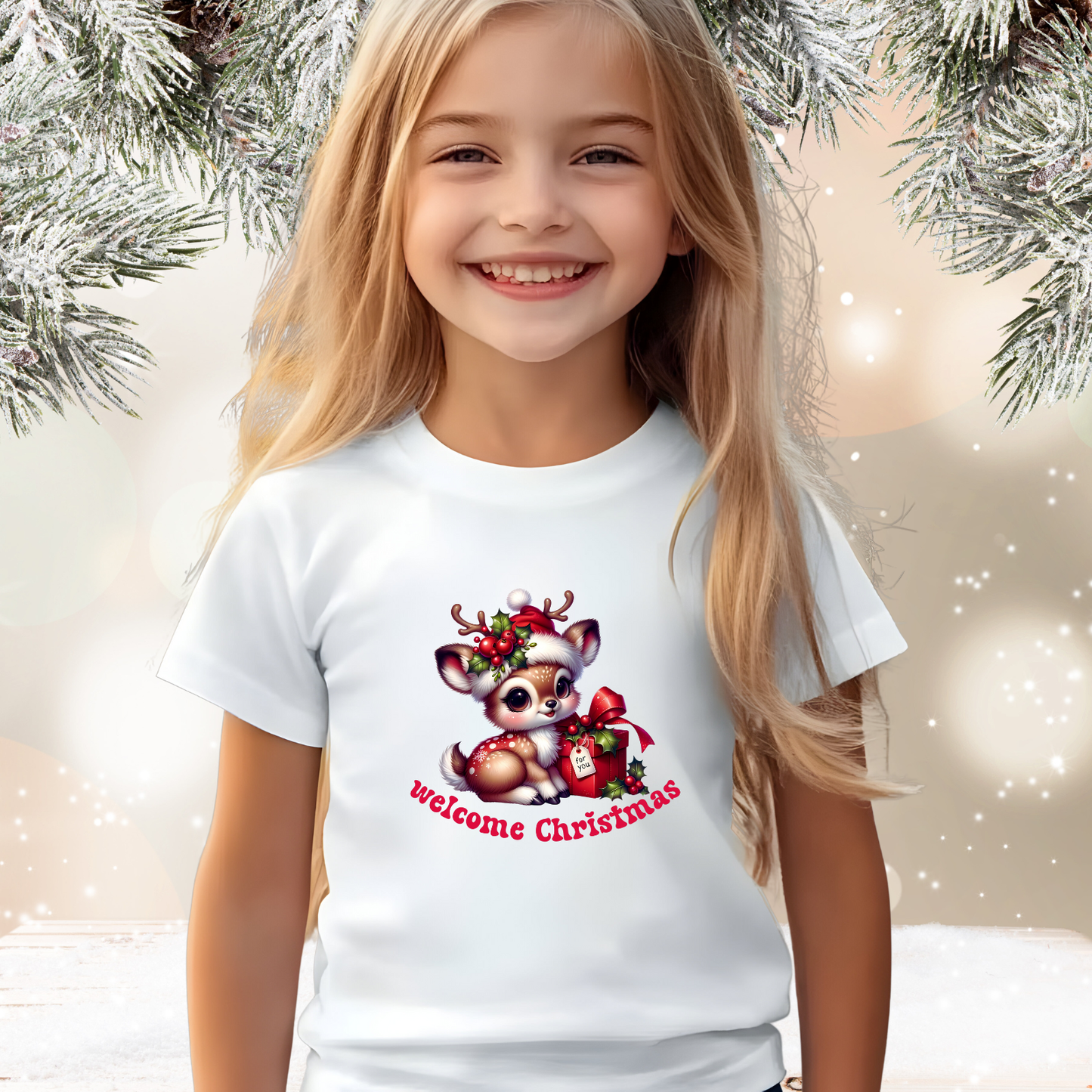 Welcome Christmas Kids T-Shirt
