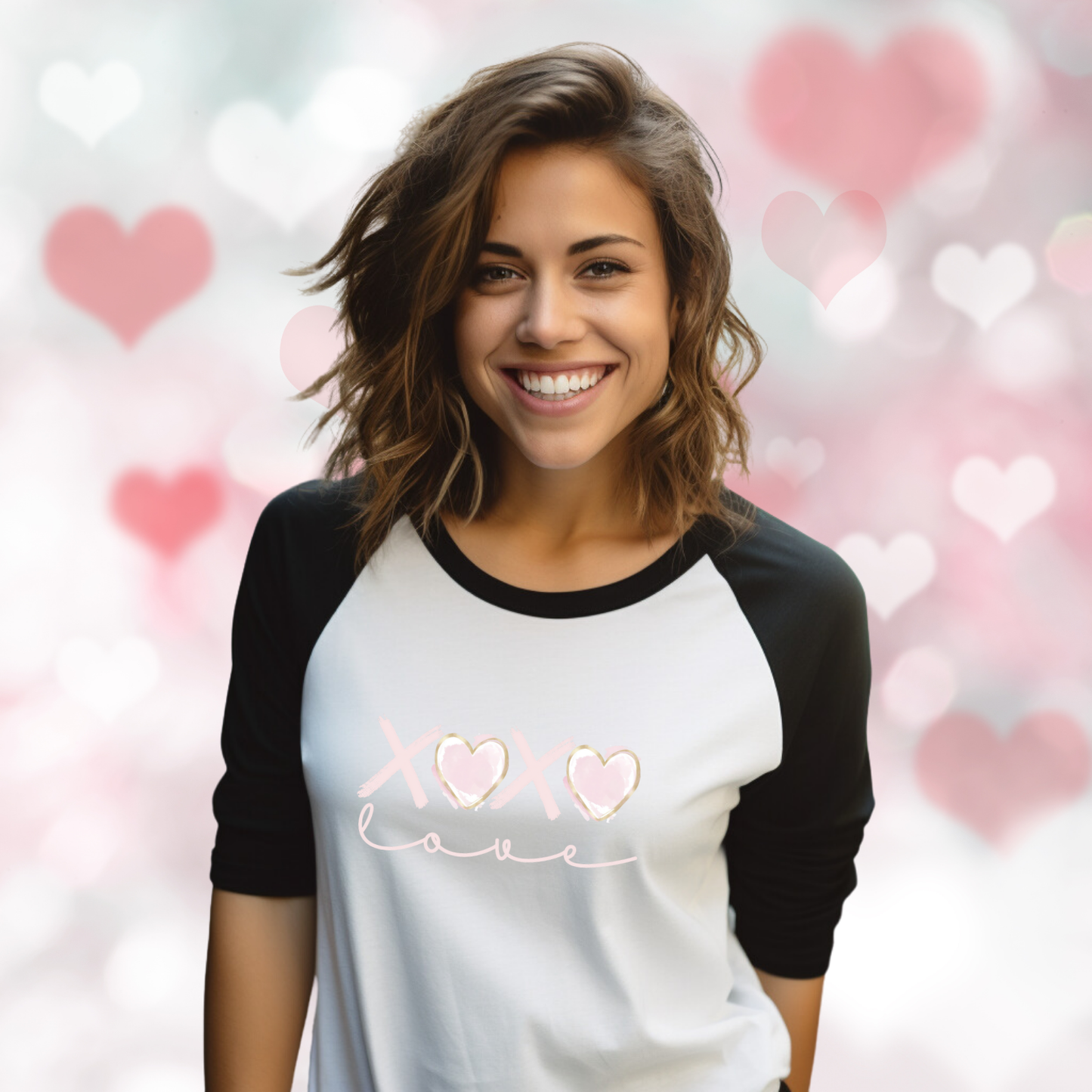 XO Love Baseball Tee