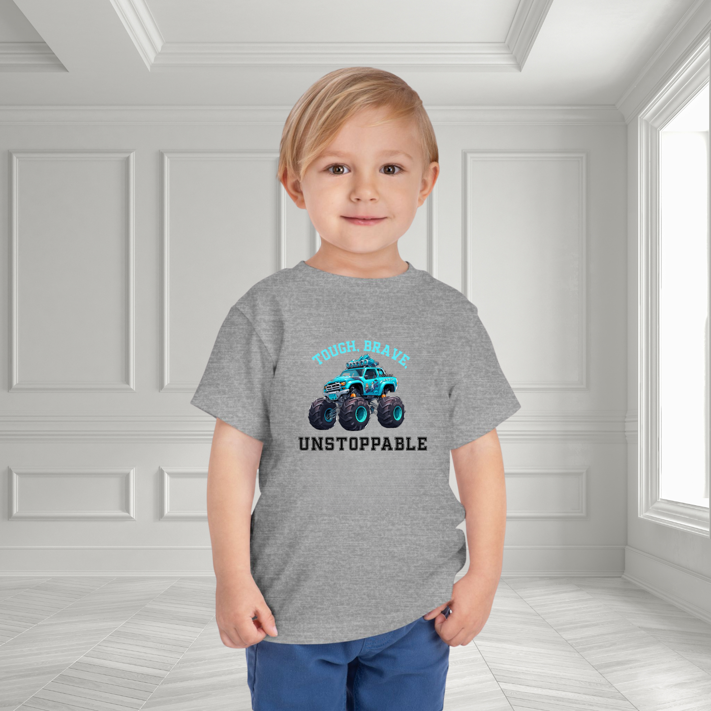 Tough, Brave, Unstoppable Toddler T-Shirt