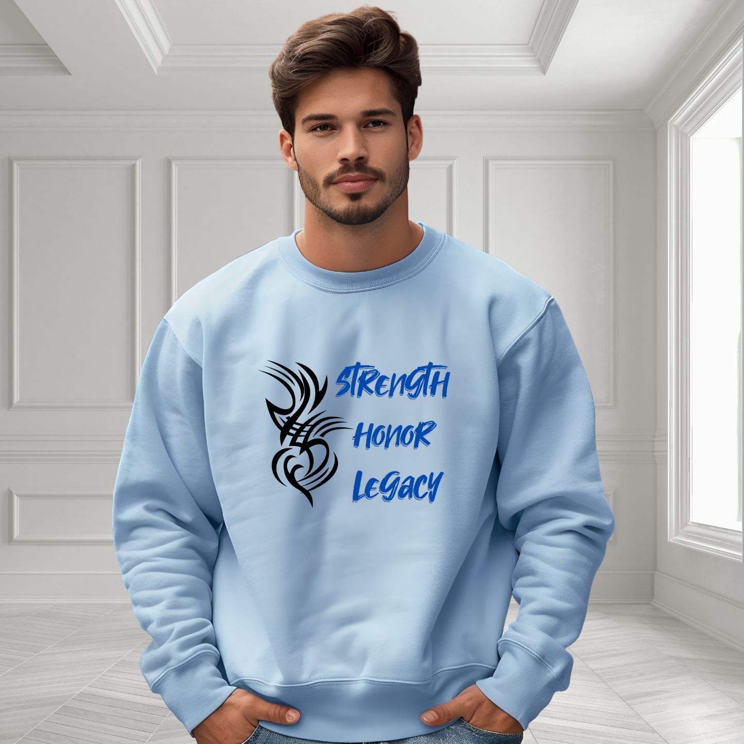 Strength, Honor, Legacy Crewneck Sweatshirt