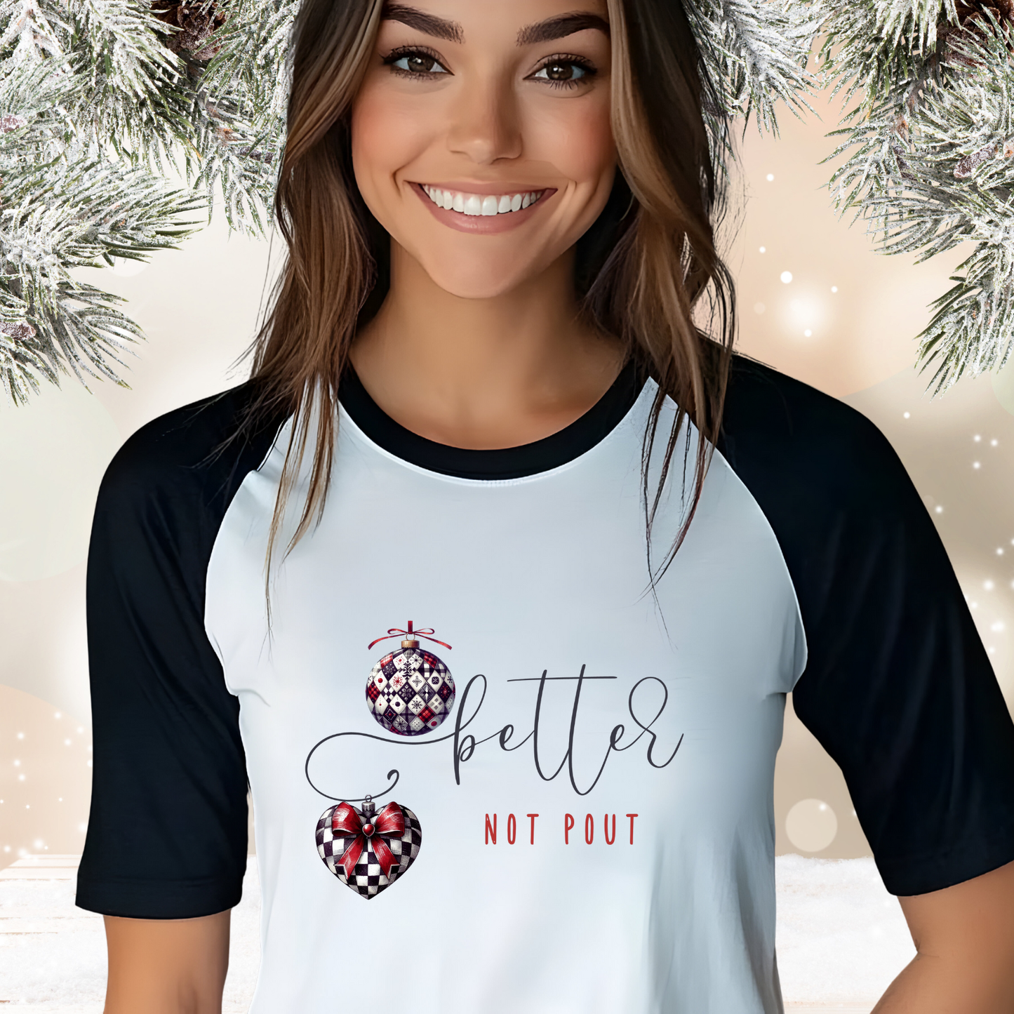 Better Not Pout Baseball Tee