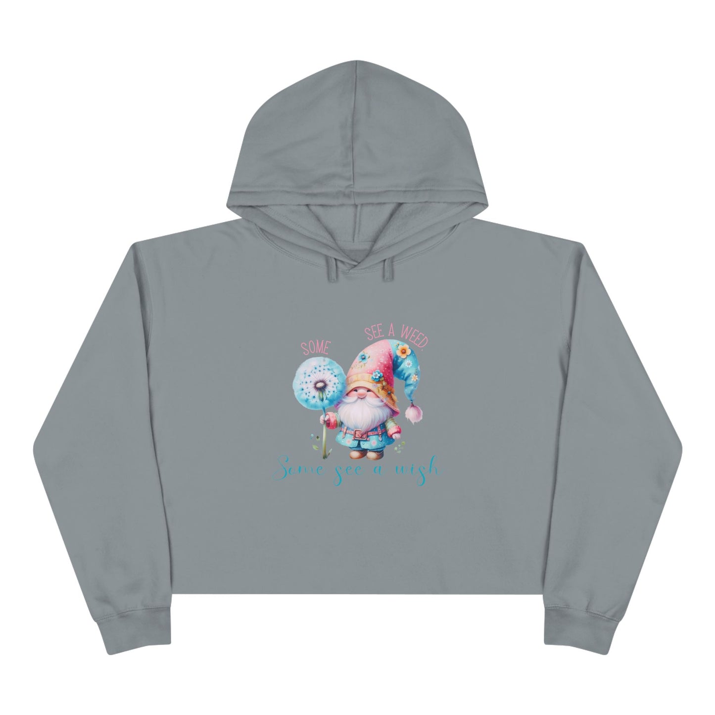 Some See A Wish Crop Hoodie