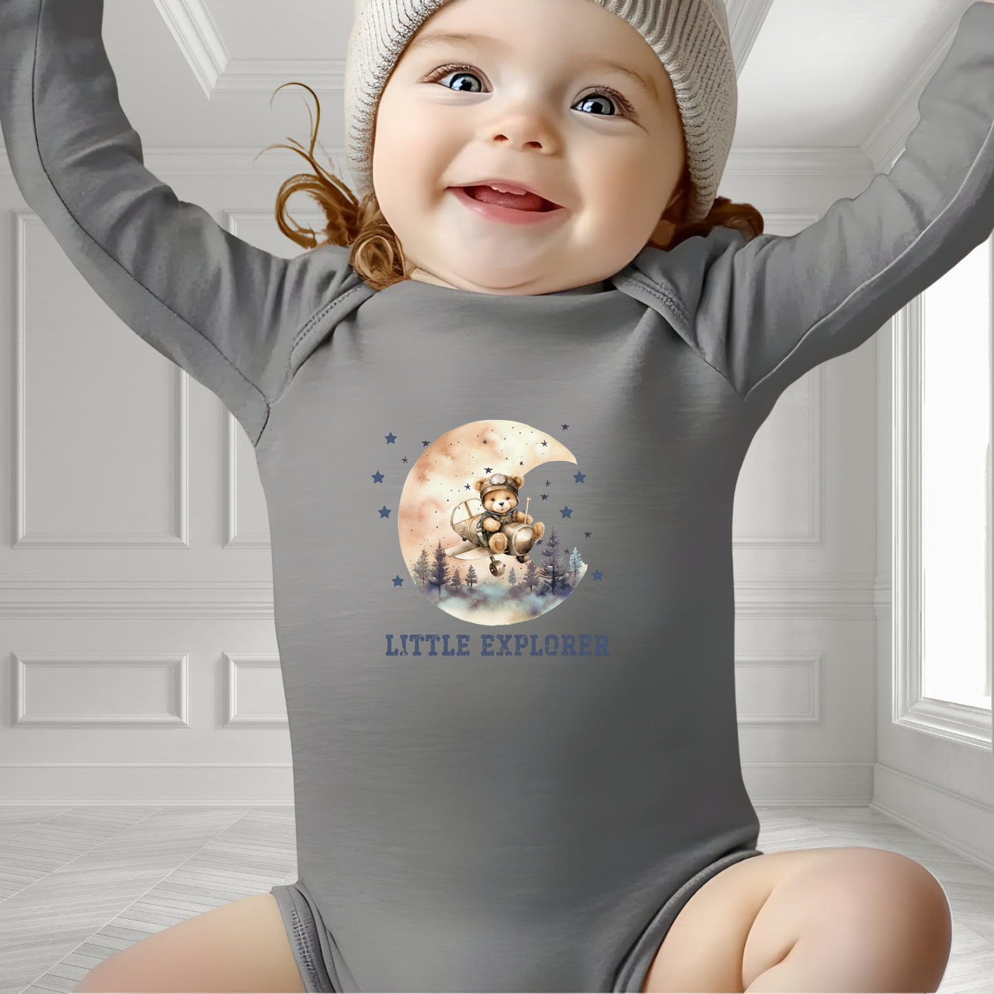Little Explorer Infant Long Sleeve Onesie