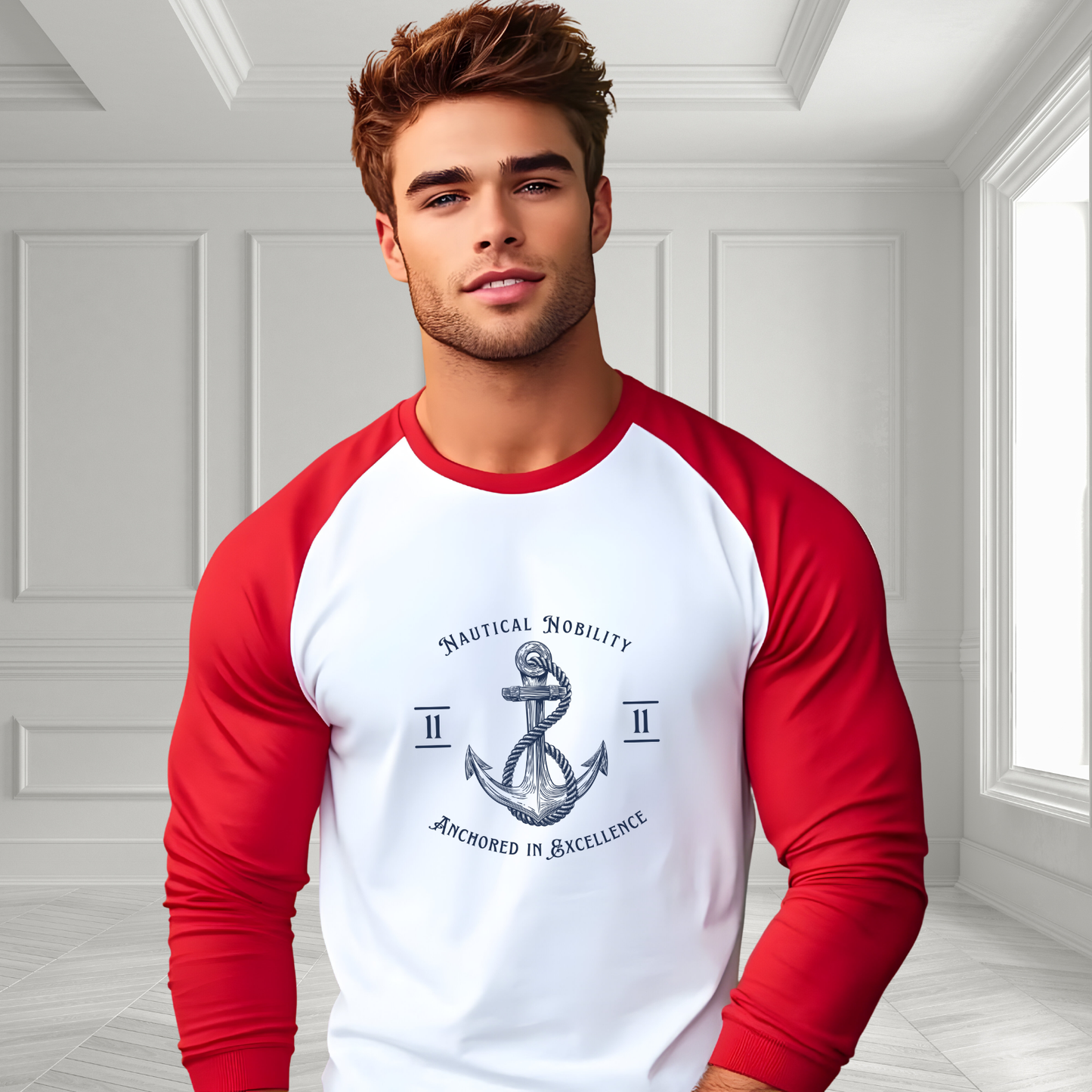 Nautical Nobility Baseball Tee