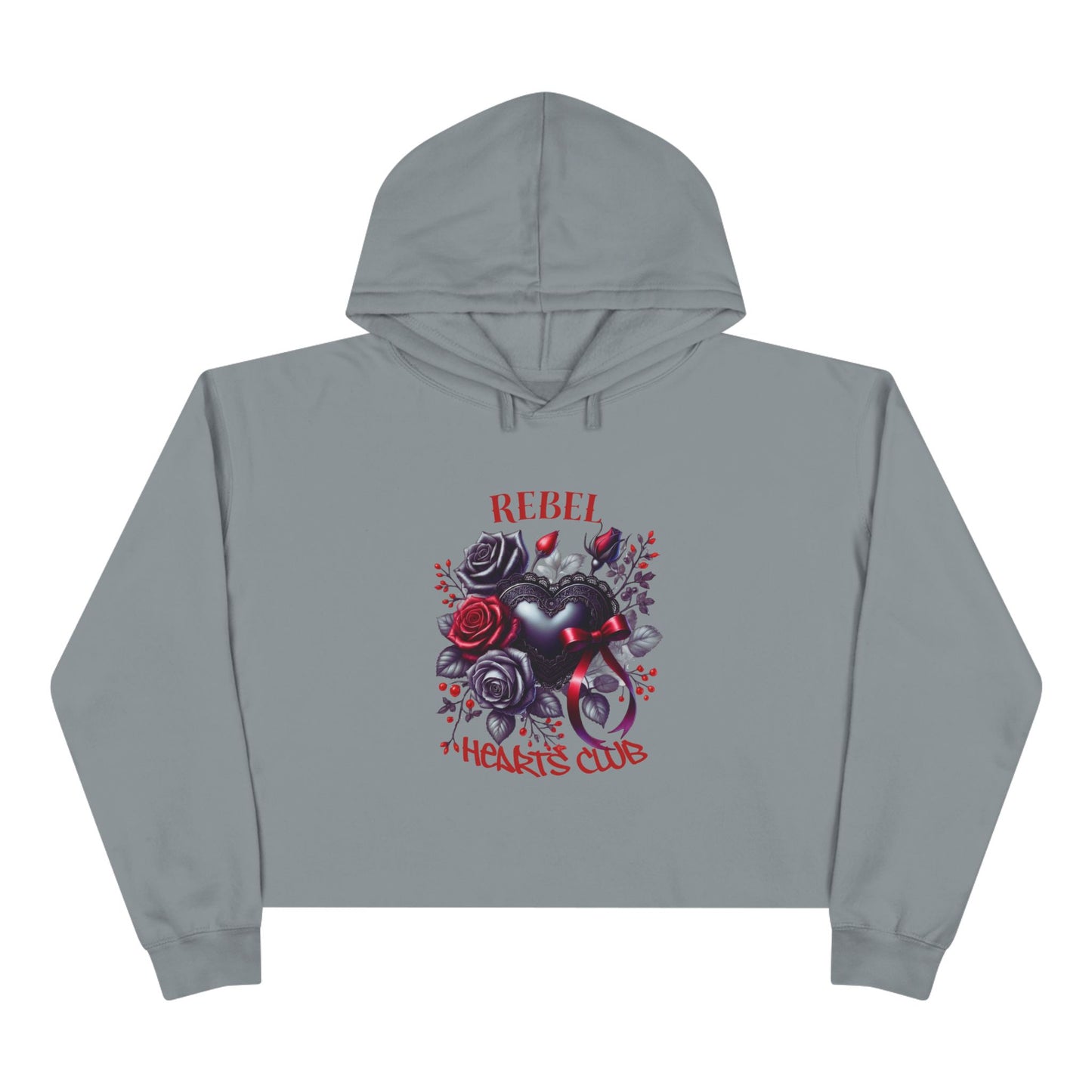 Rebel Hearts Club Crop Hoodie