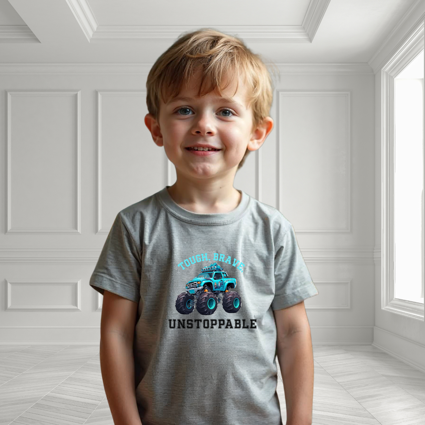 Tough, Brave, Unstoppable Toddler T-Shirt