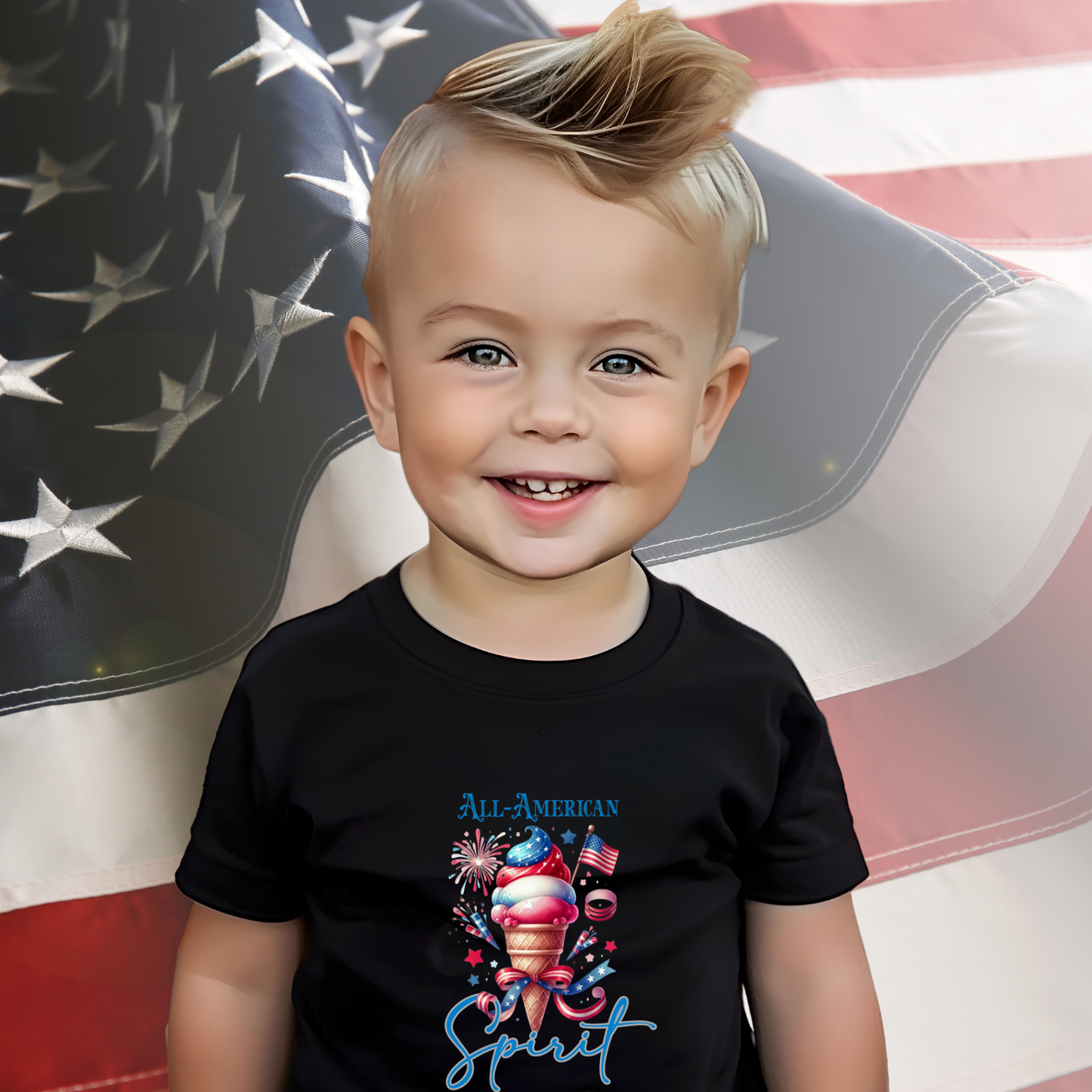 All-American Spirit Toddler T-Shirt
