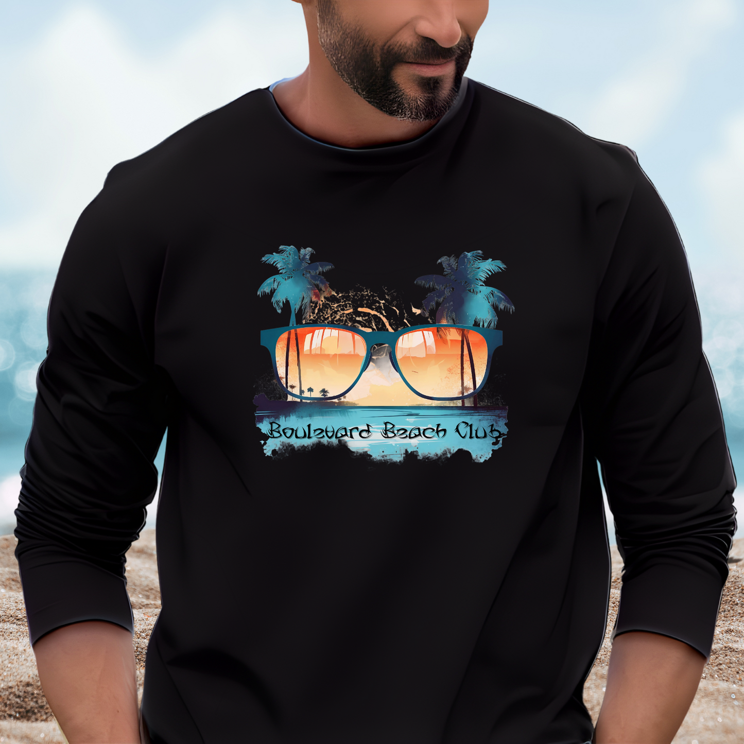 Boulevard Beach Club Long Sleeve Tee