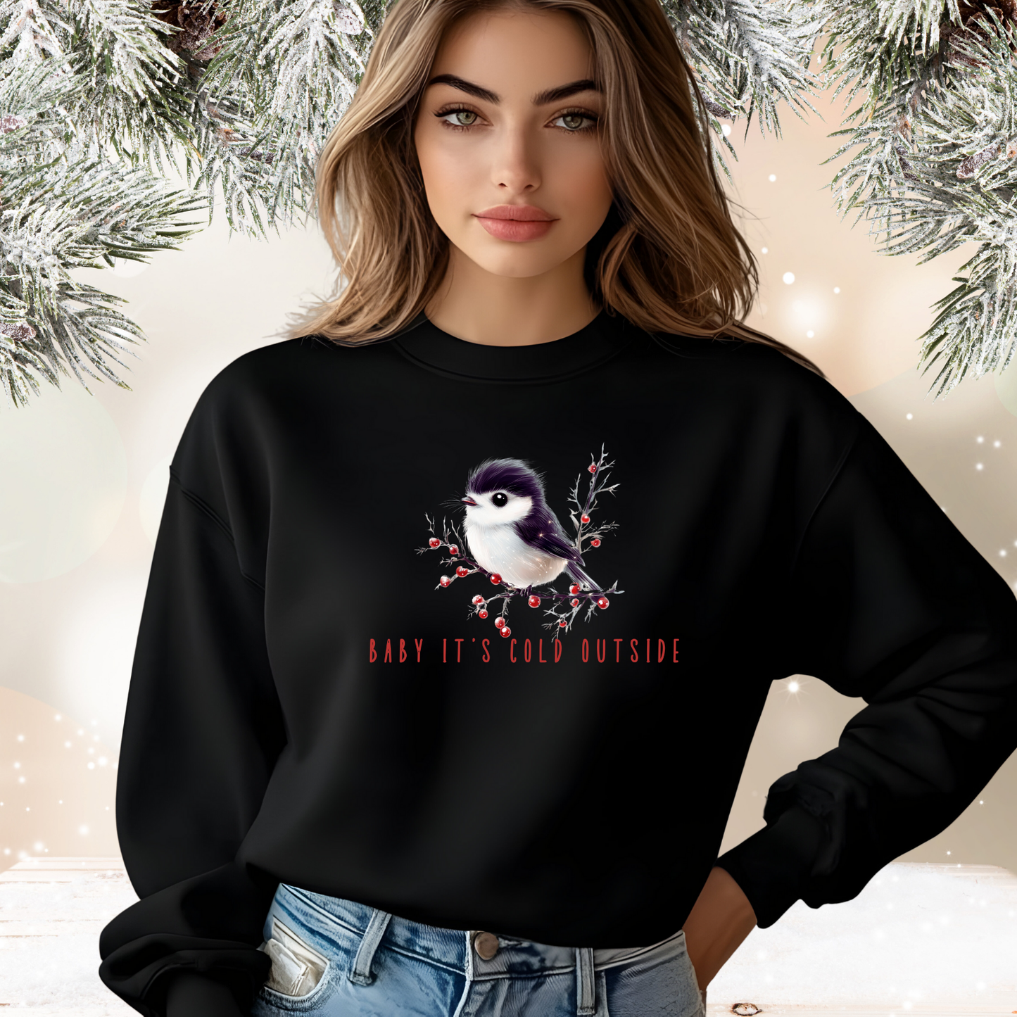 Baby It’s Cold Outside Crewneck Sweatshirt