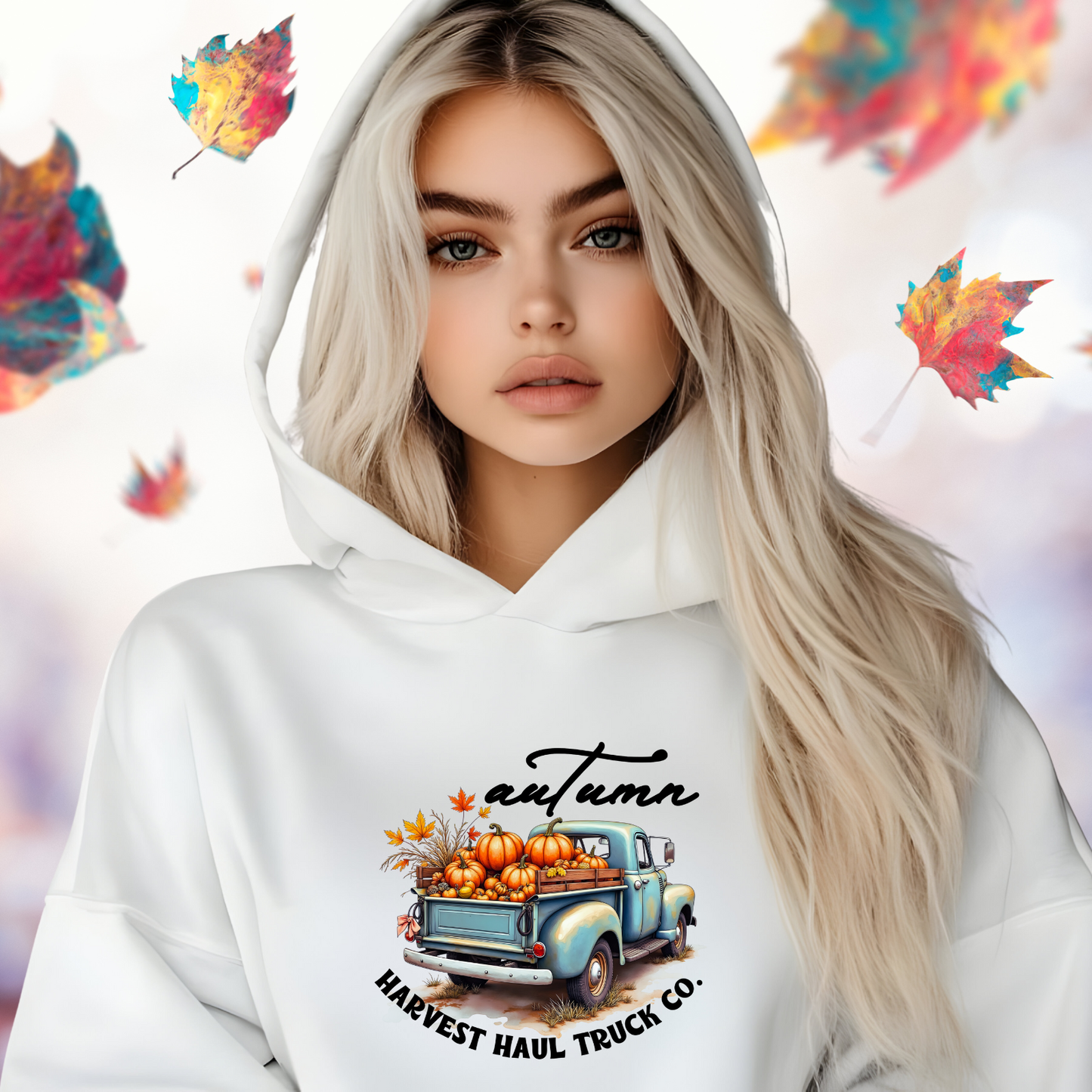 Harvest Haul Truck Co. Crop Hoodie