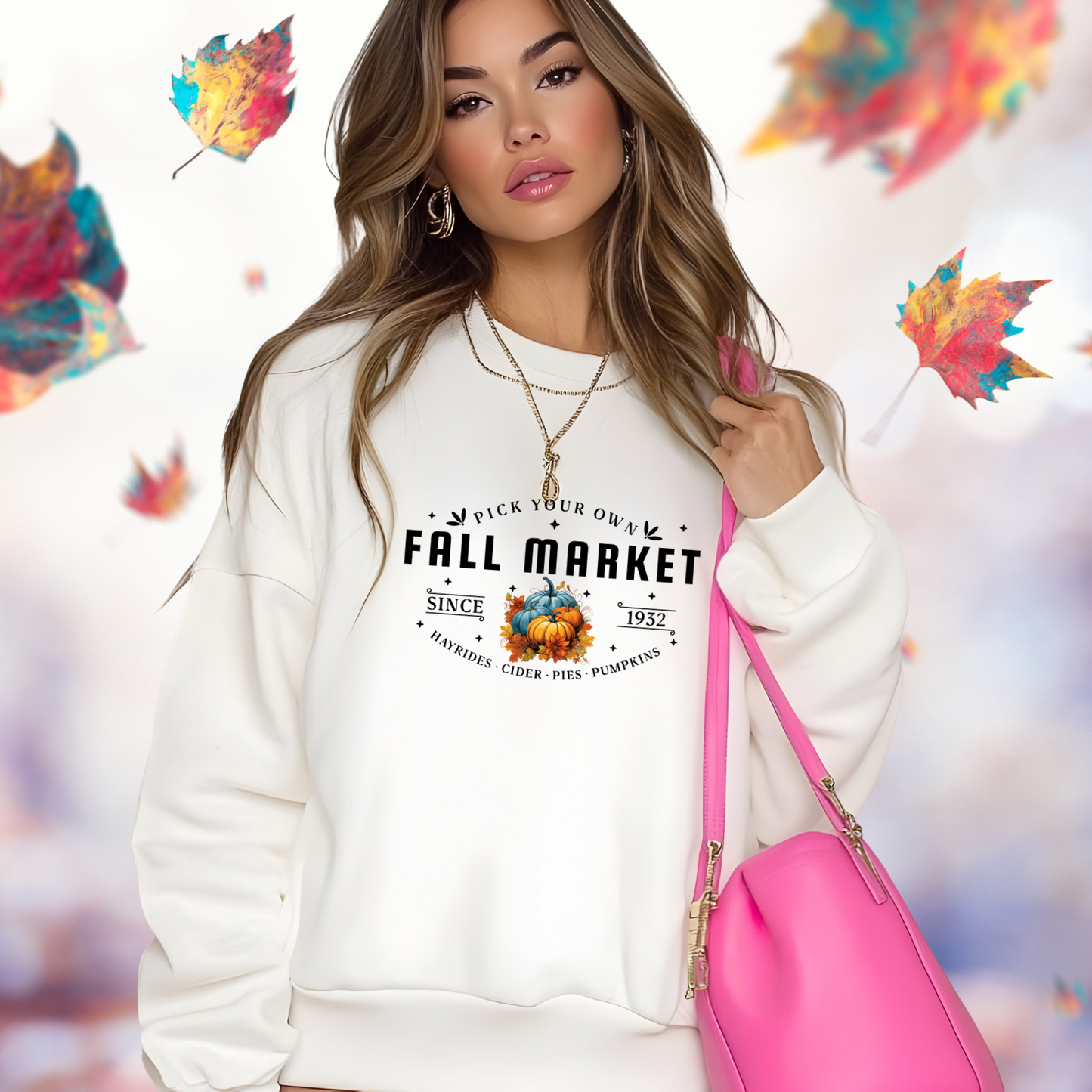 Fall Market Crewneck Sweatshirt
