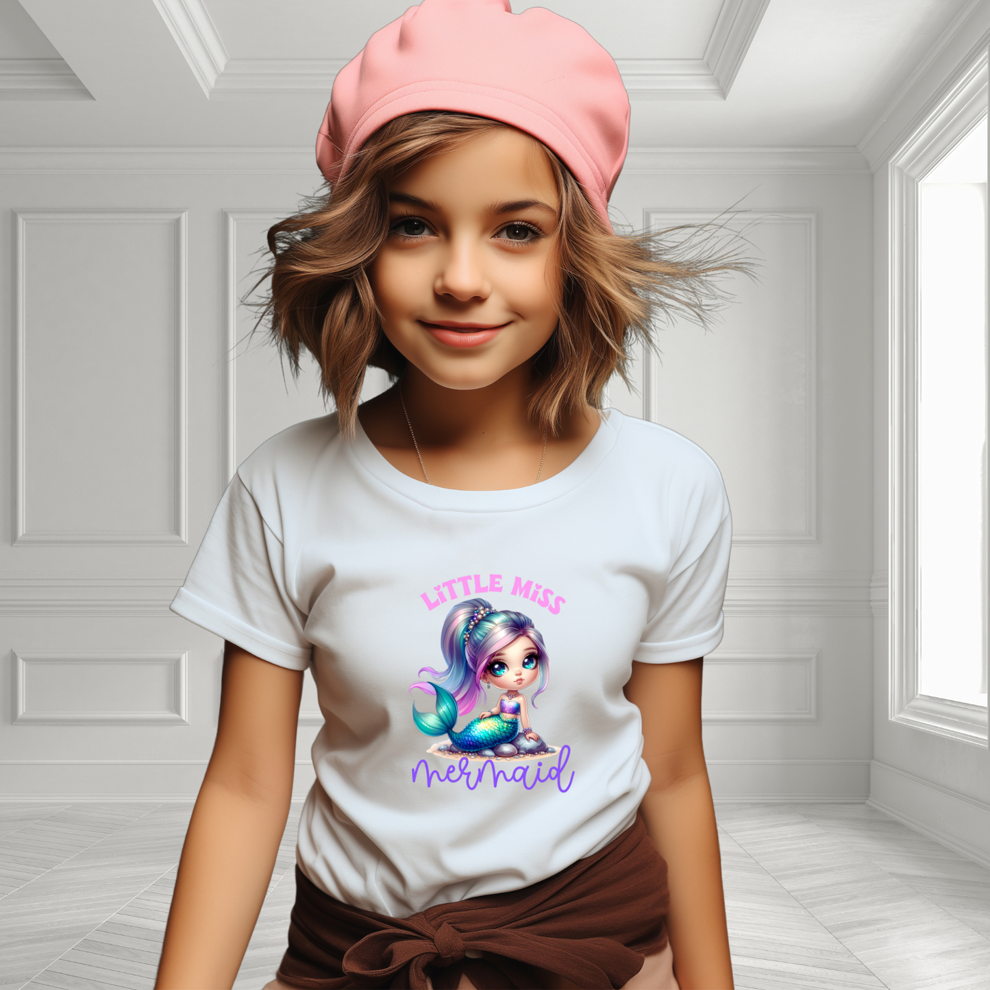 Little Miss Mermaid Kid's T-Shirt