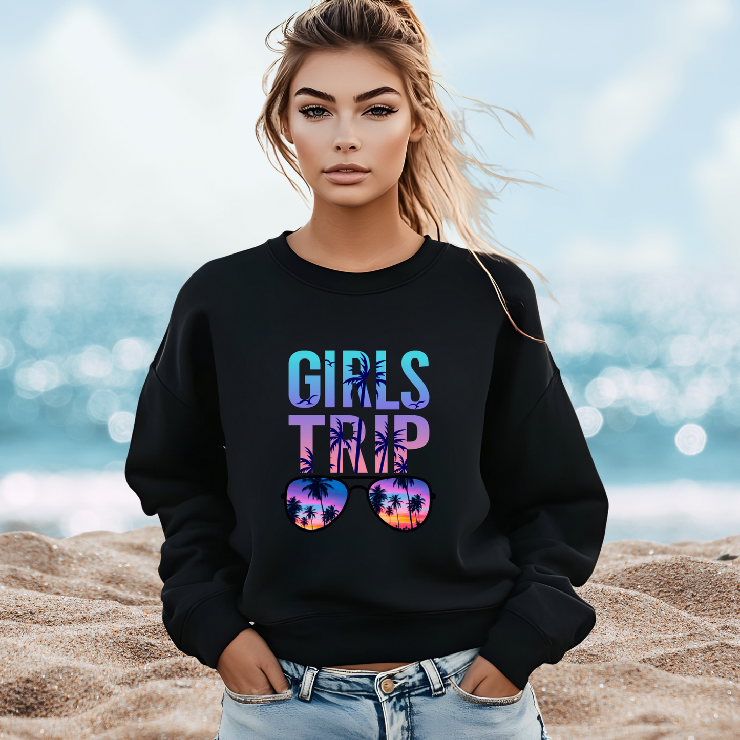 Girls Trip Crewneck Sweatshirt