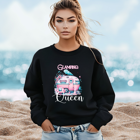 Glamping Queen Crewneck Sweatshirt