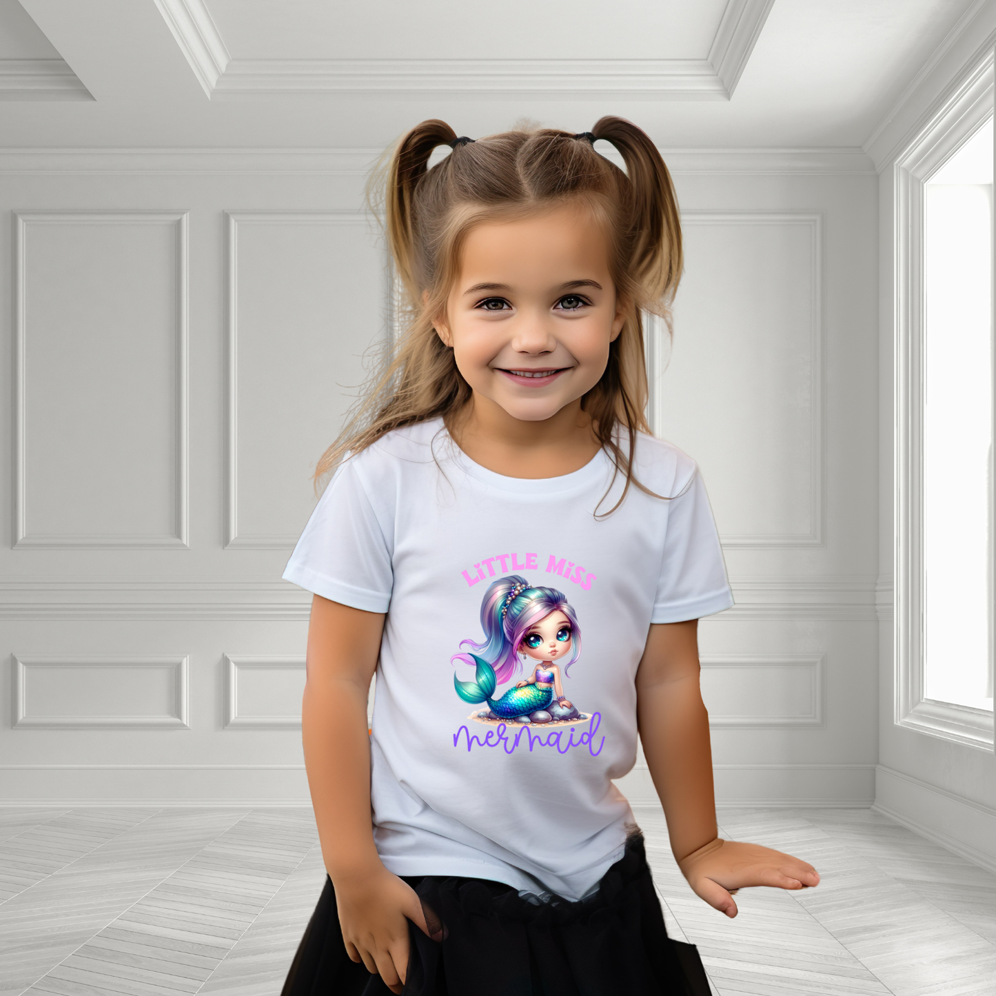 Little Miss Mermaid Toddler T-Shirt