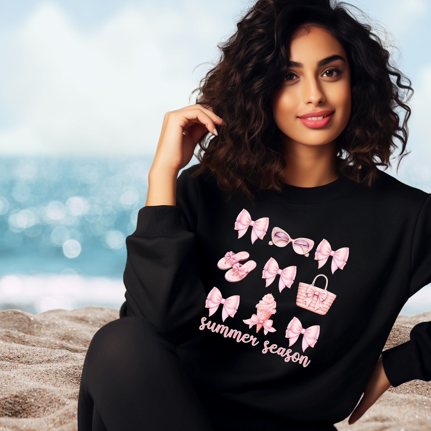 Summer Season Crewneck Sweatshirt
