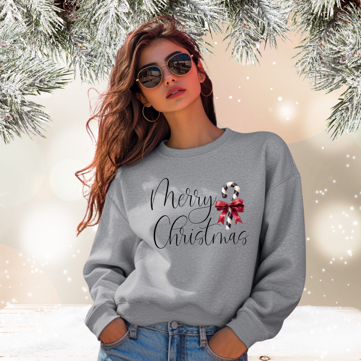 Merry Christmas Crewneck Sweatshirt