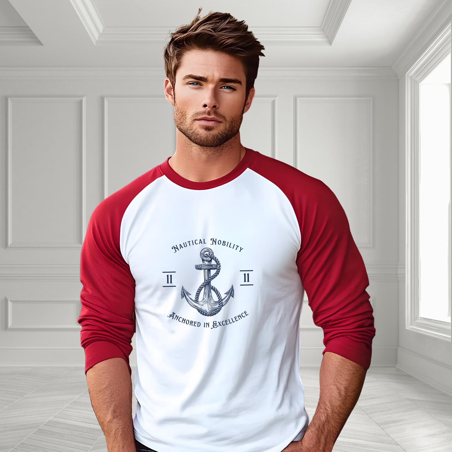 Nautical Nobility Baseball Tee