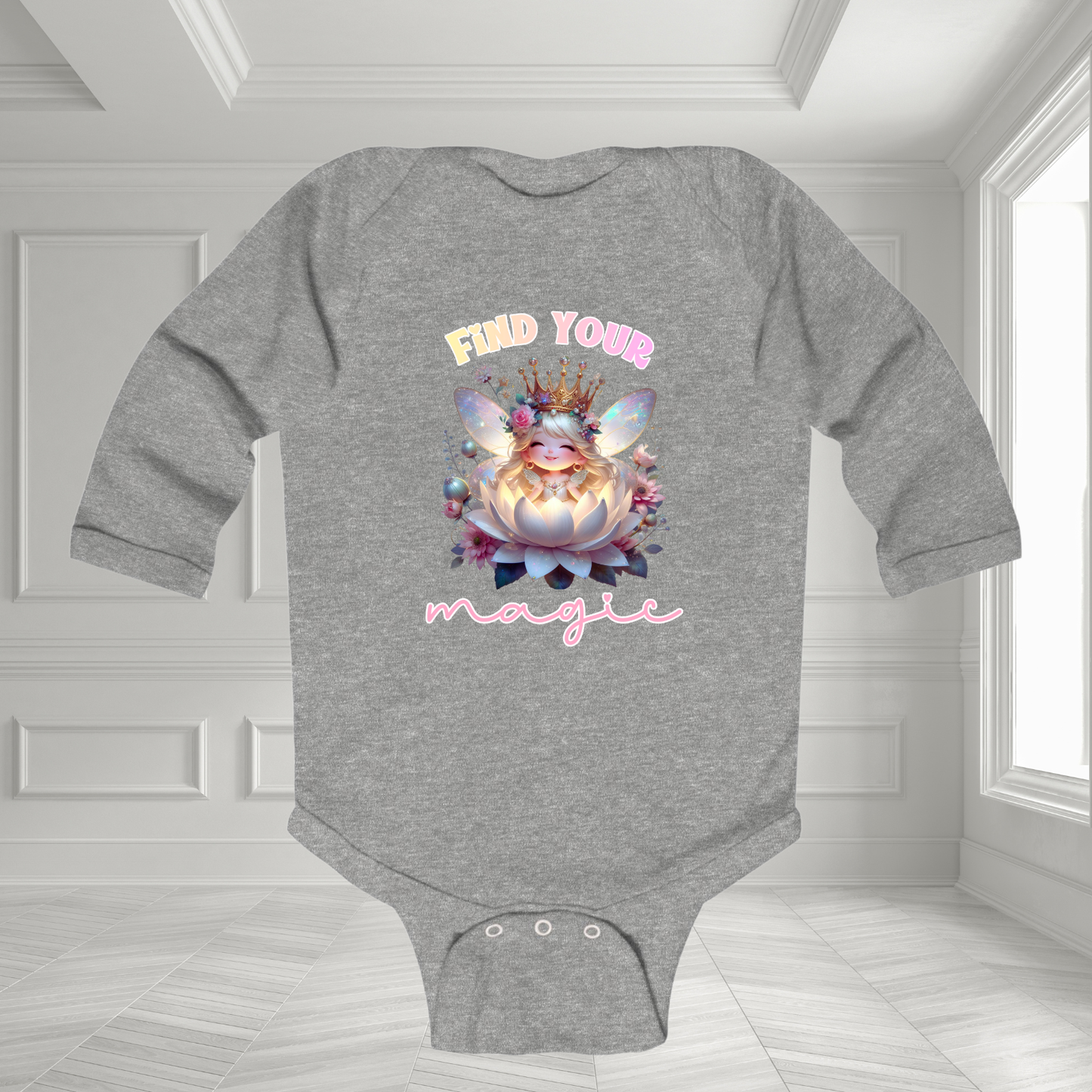 Find Your Magic Infant Long Sleeve Onesie