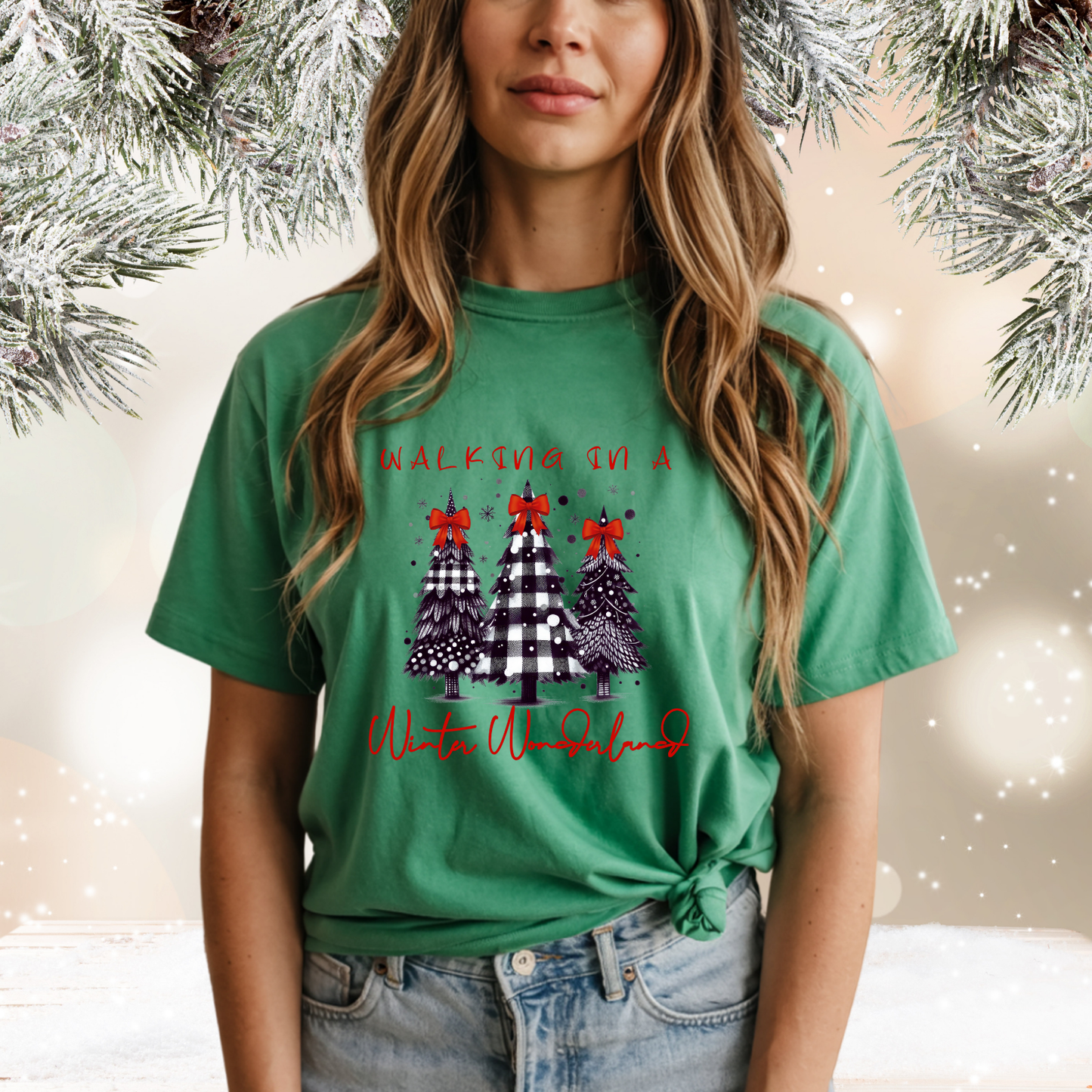 Walking In A Winter Wonderland T‑Shirt